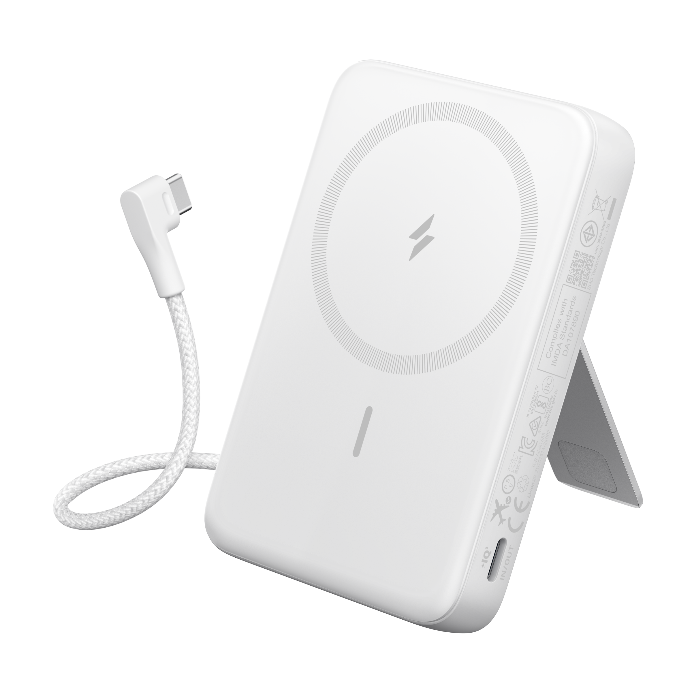 Zolo Magnetic Power Bank (10K, 30W, Built-in USB-C Cable) F3