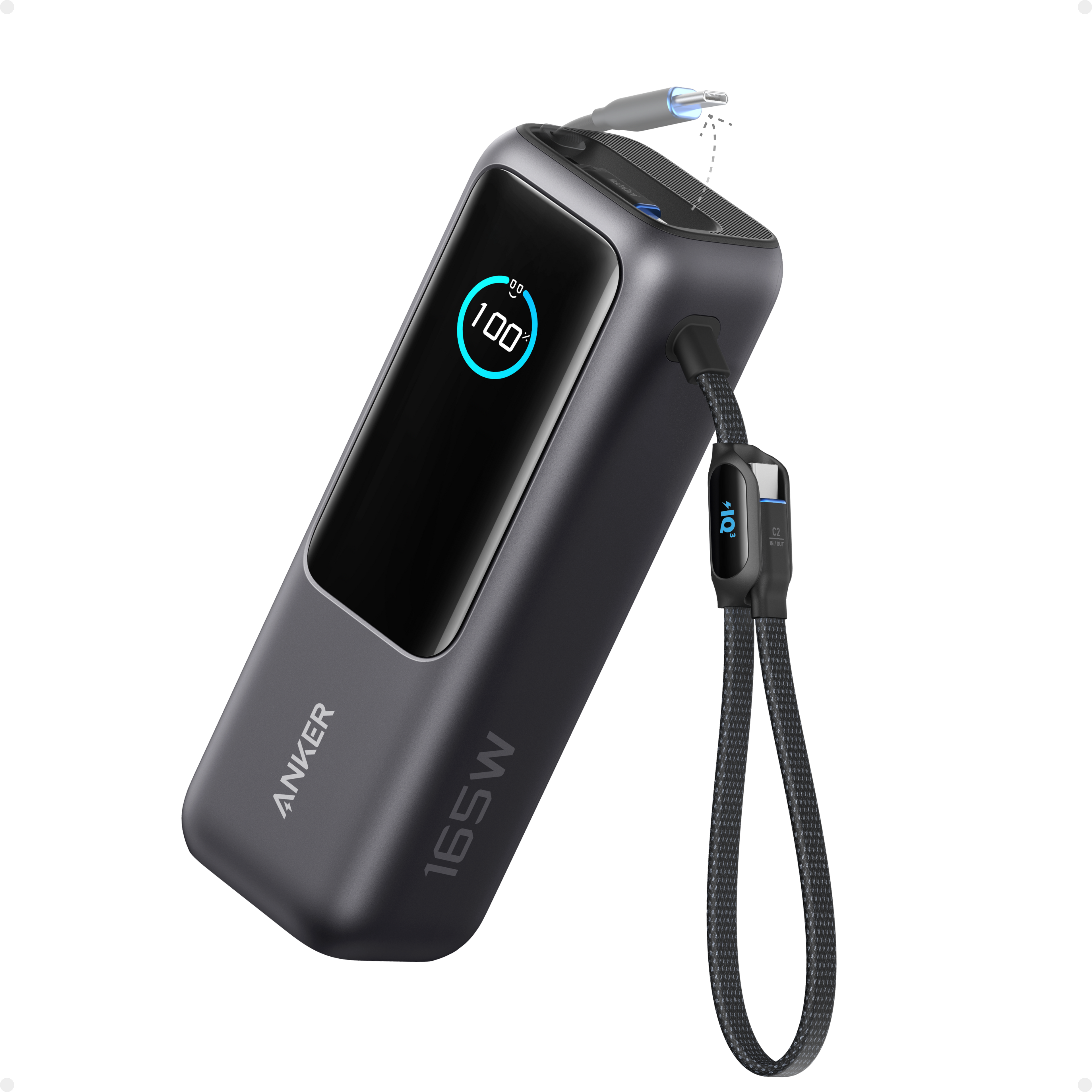 Laptop Power Bank (25K, 165W, Built-In and Retractable Cables) Y4
