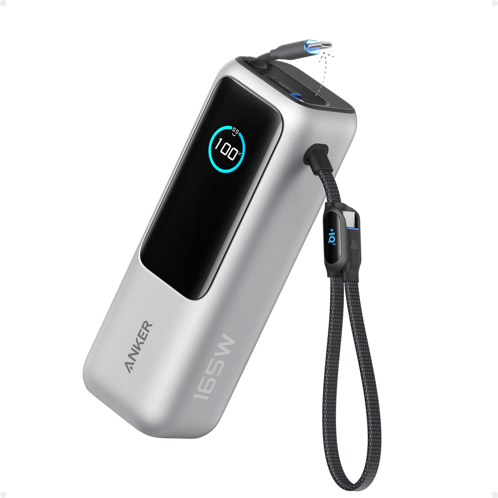 Laptop Power Bank (25K, 165W, Built-In and Retractable Cables) Y4
