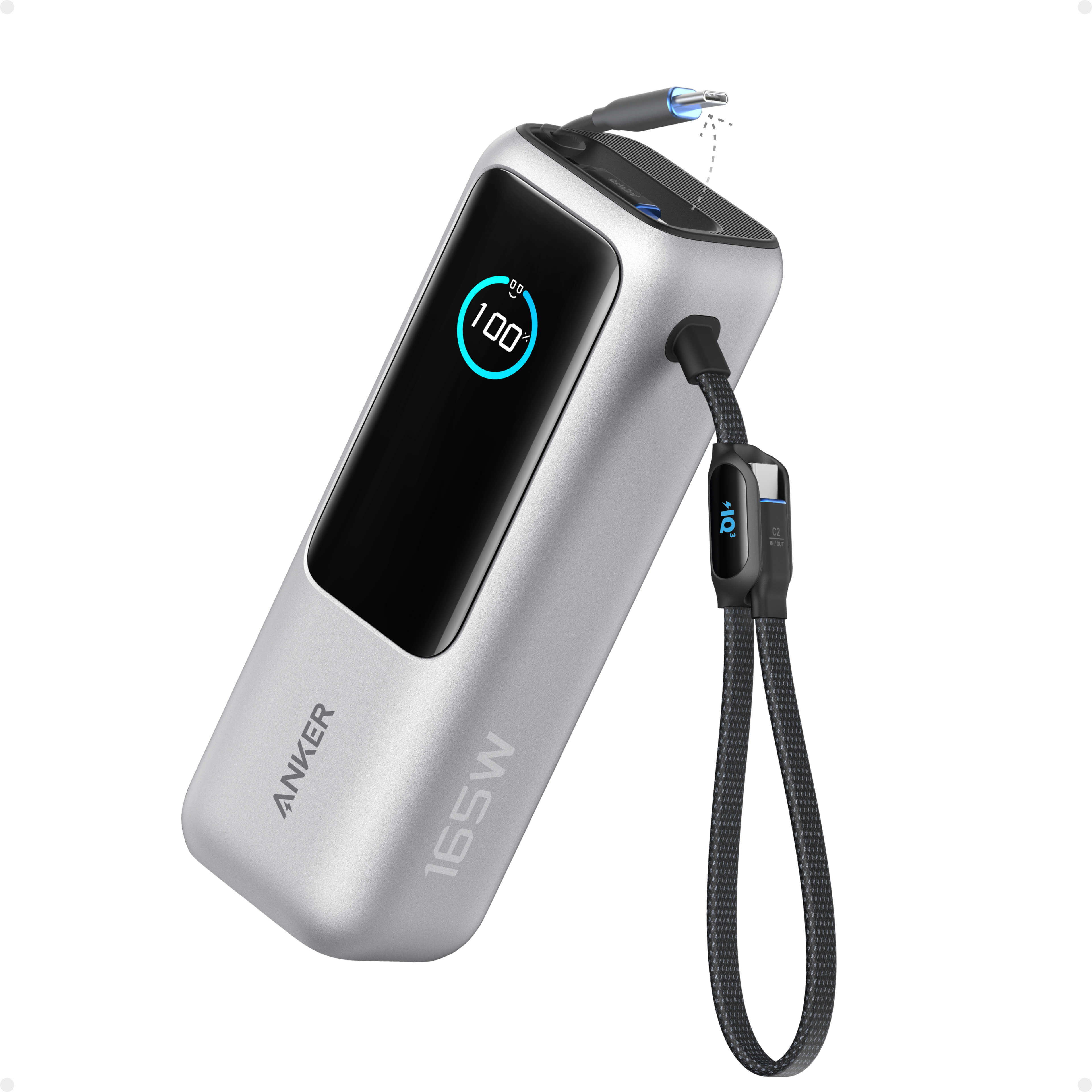 Laptop Power Bank (25K, 165W, Built-In and Retractable Cables) Y4