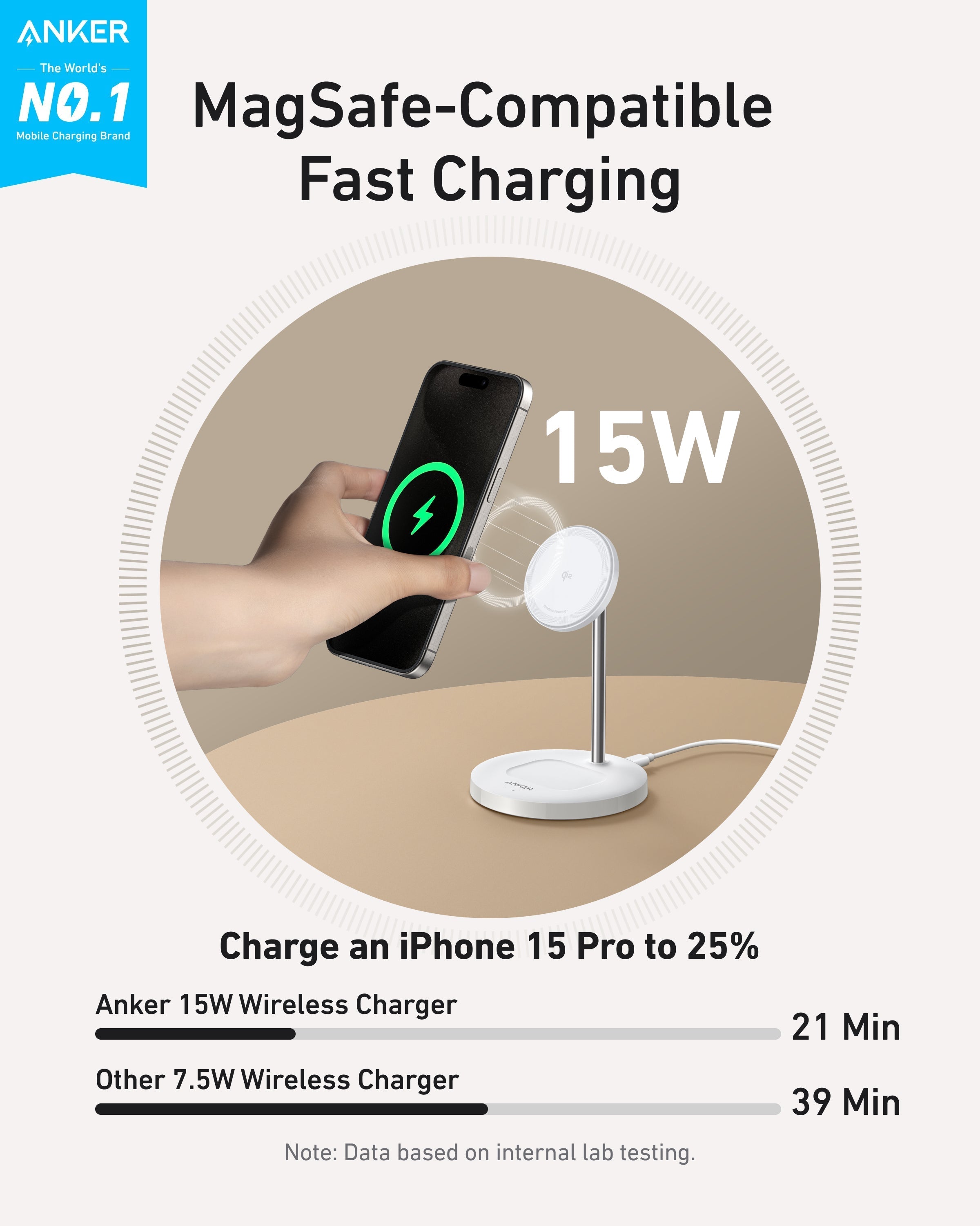 MagGo Wireless Charger (2-in-1, Stand) H9