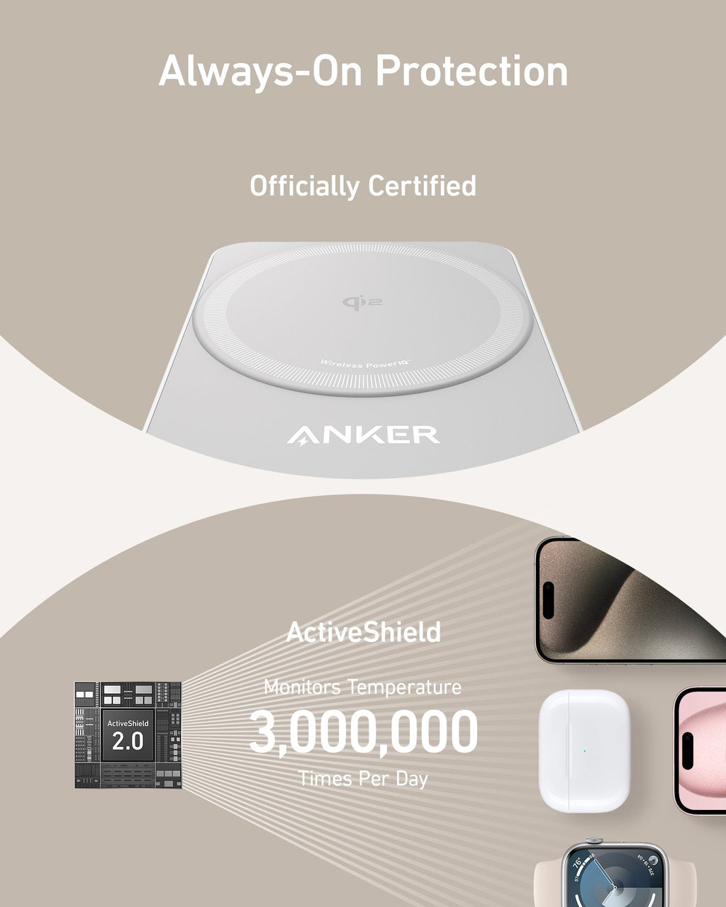 MagGo Wireless Charging Station (Foldable 3-in-1) R0