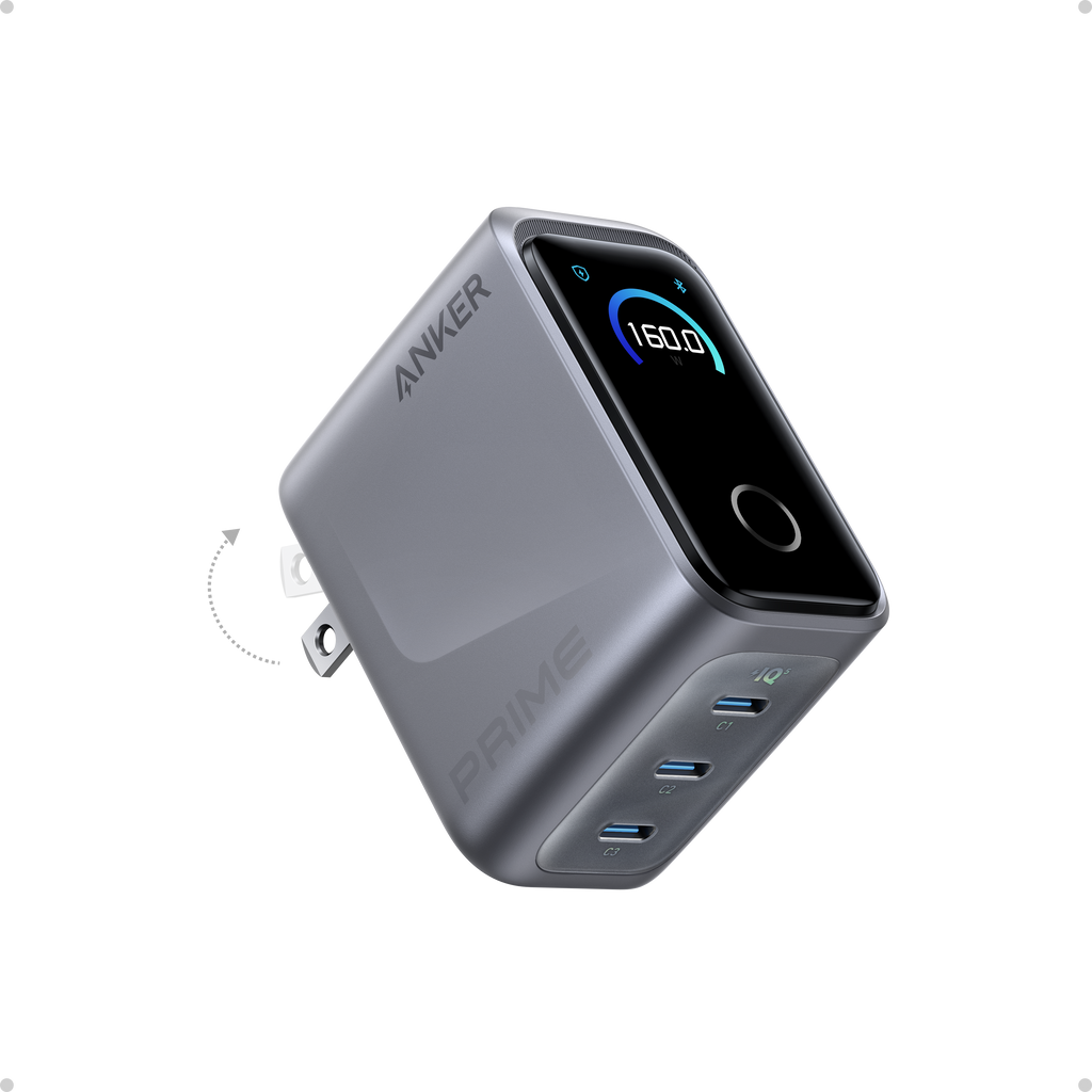 Prime Charger (160W, 3 Ports, Smart Display) Z6