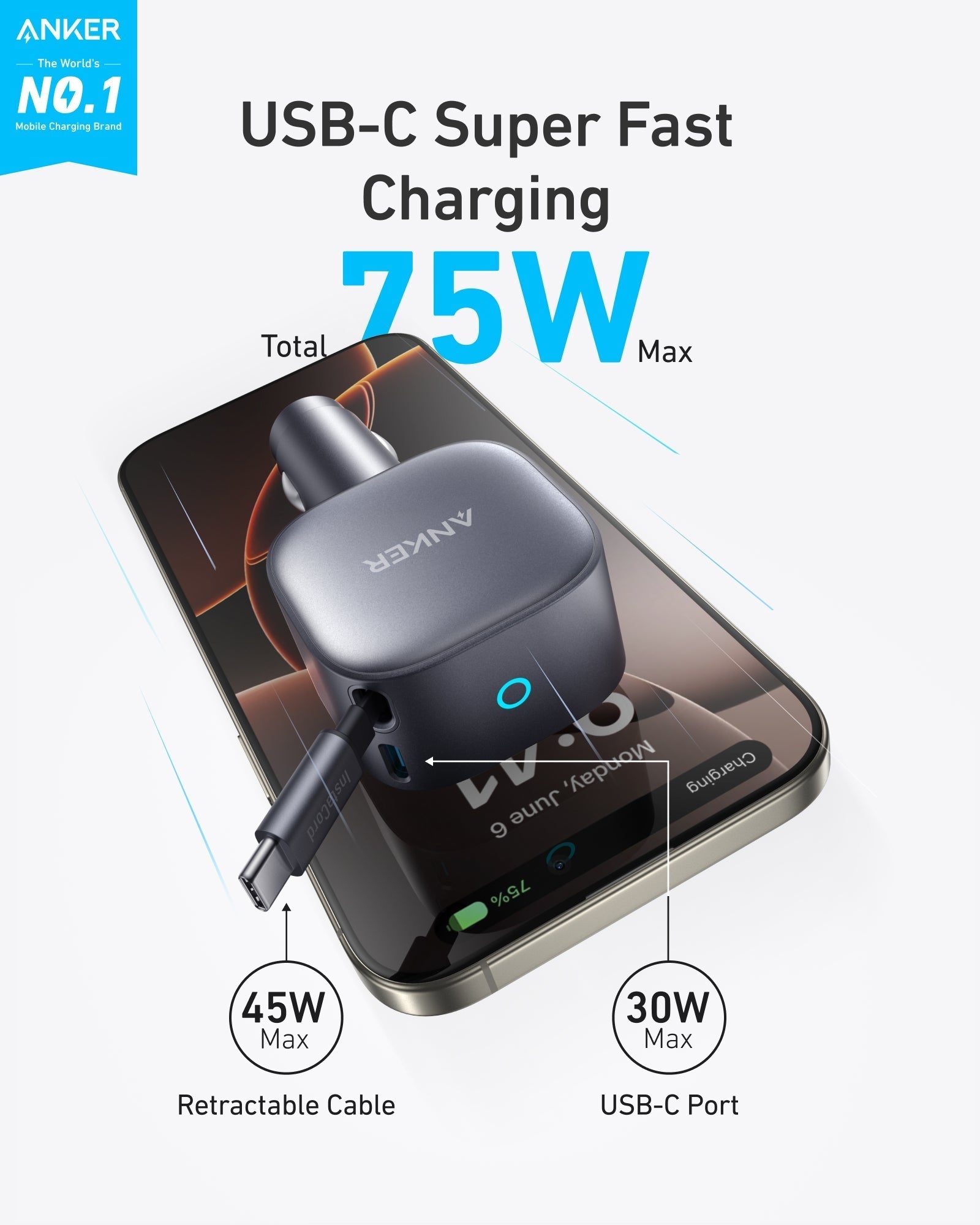 Nano 75W Car Charger K5