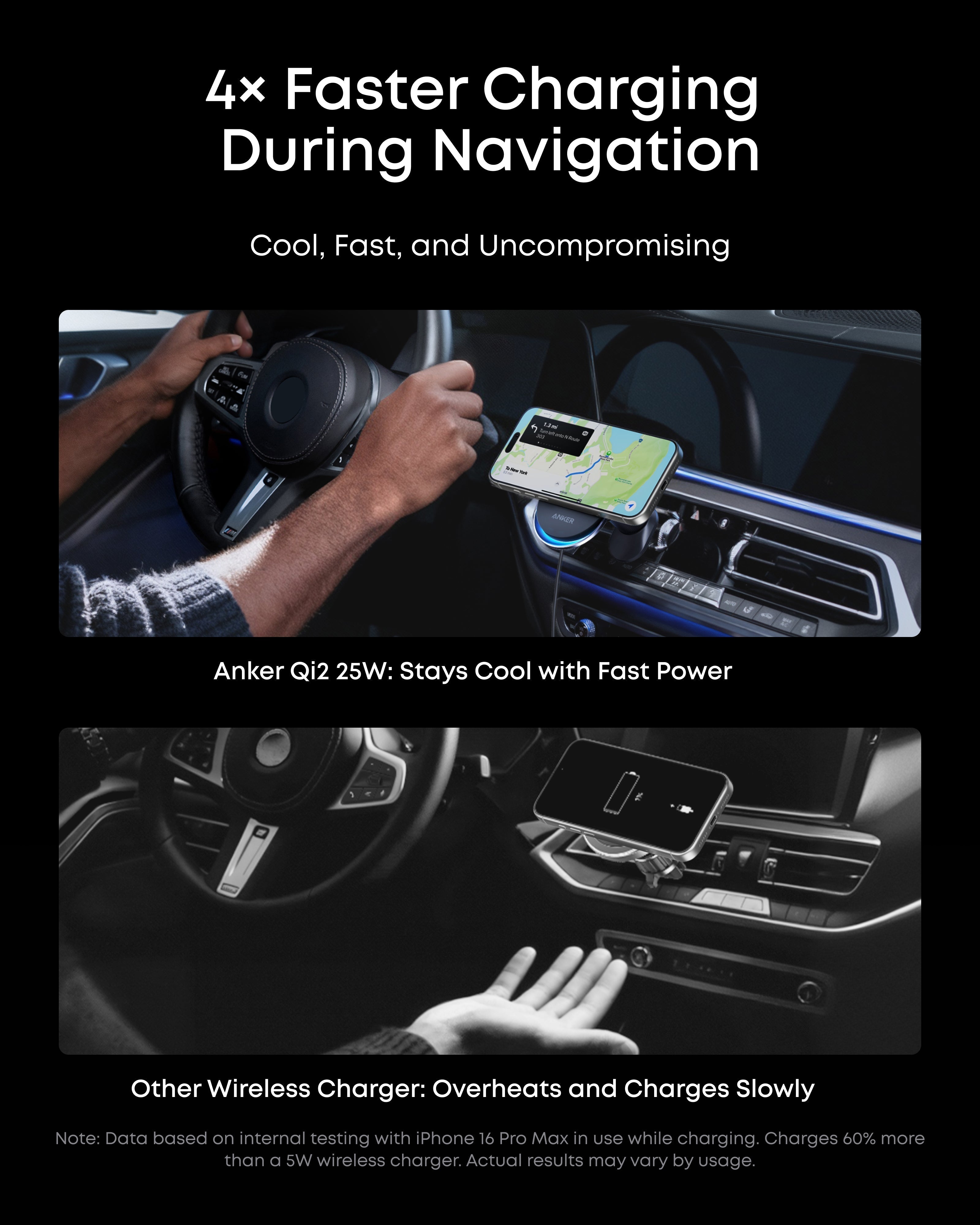 Prime Wireless Car Charger (MagGo, AirCool, Pad) C0