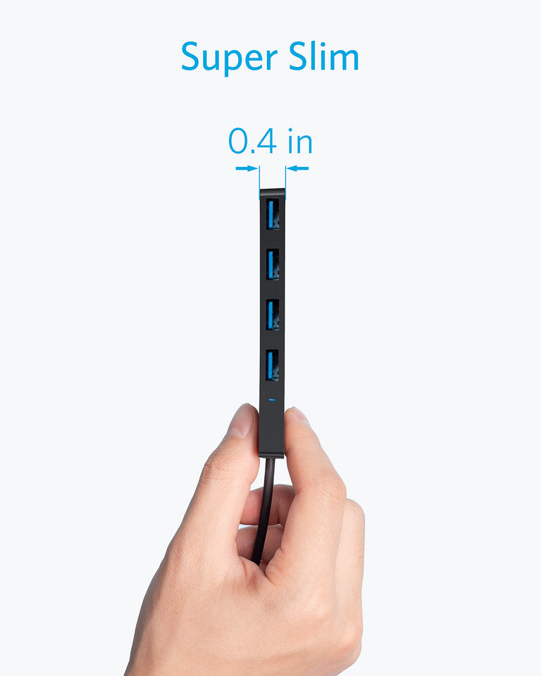 Ultra Slim 4-Port USB 3.0 Data Hub S3