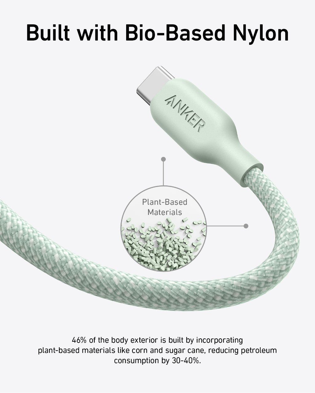 543 USB-C to USB-C Cable (Bio-Braided) C6