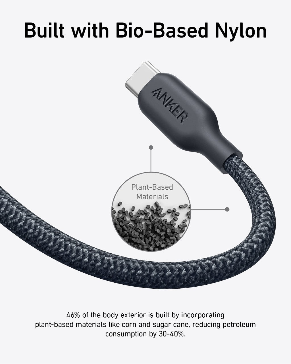 543 USB-C to USB-C Cable (Bio-Braided) Z6