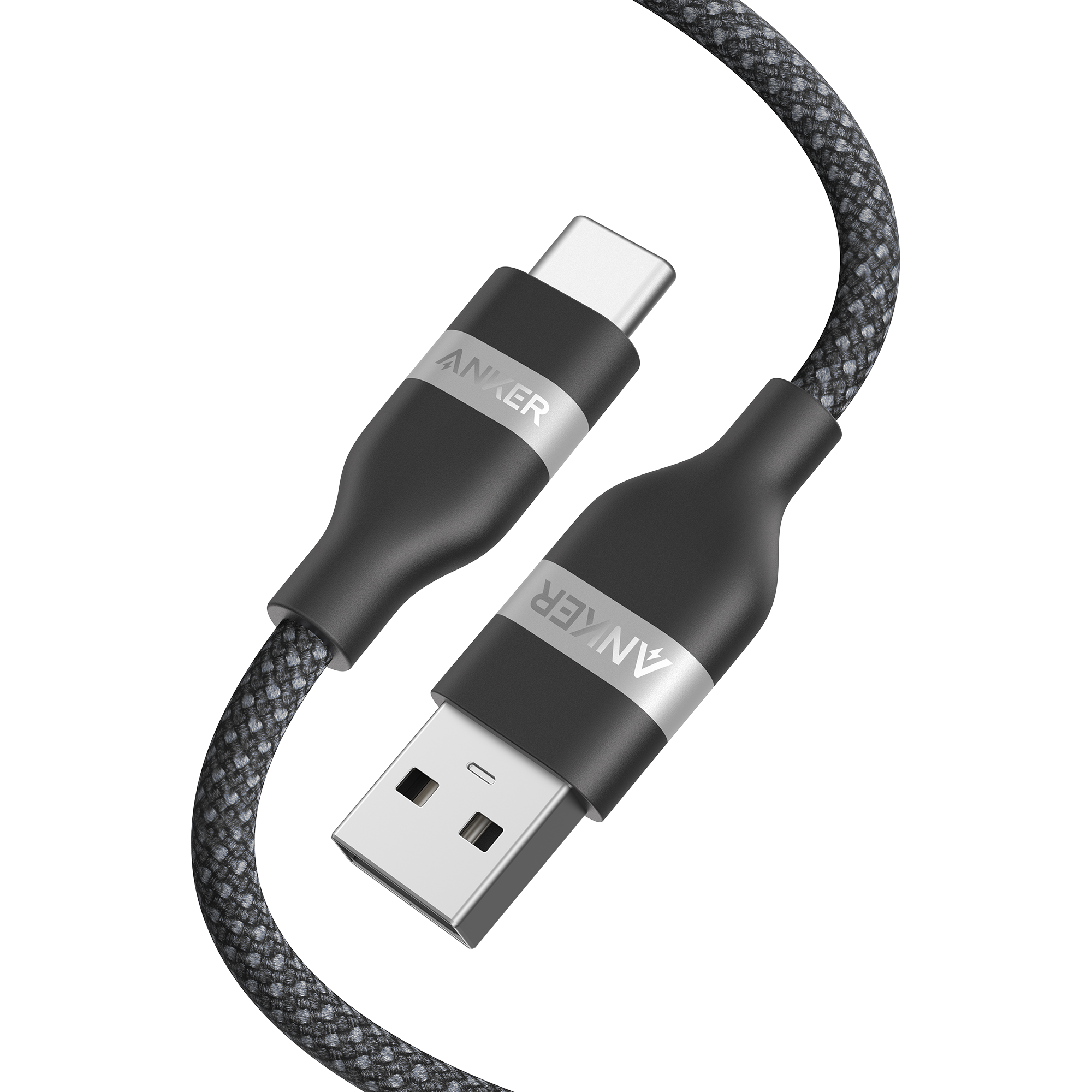 USB-A to USB-C Cable (3 ft / 6 ft, Upcycled-Braided) H0