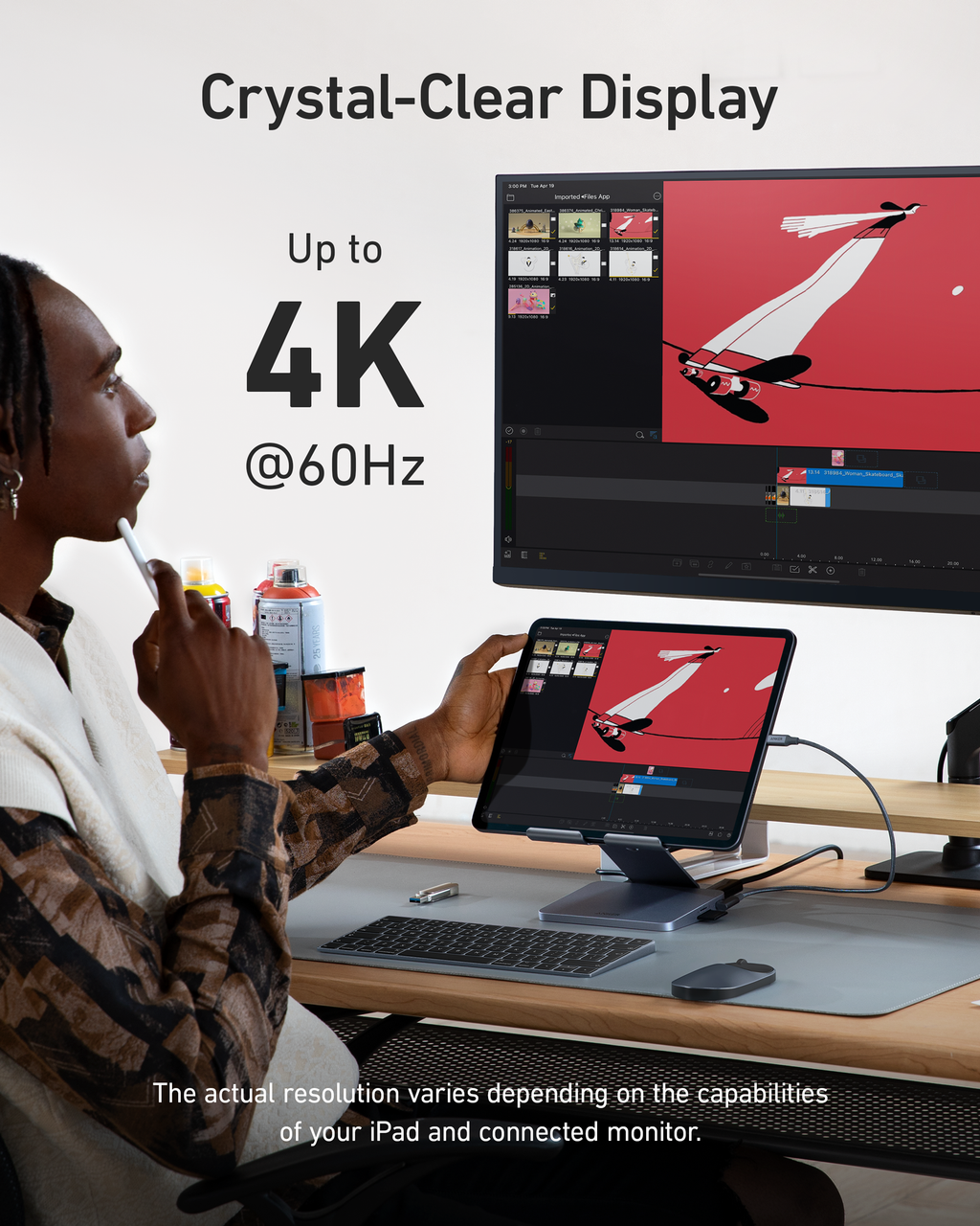 551 USB-C Hub (8-in-1, Tablet Stand) E2