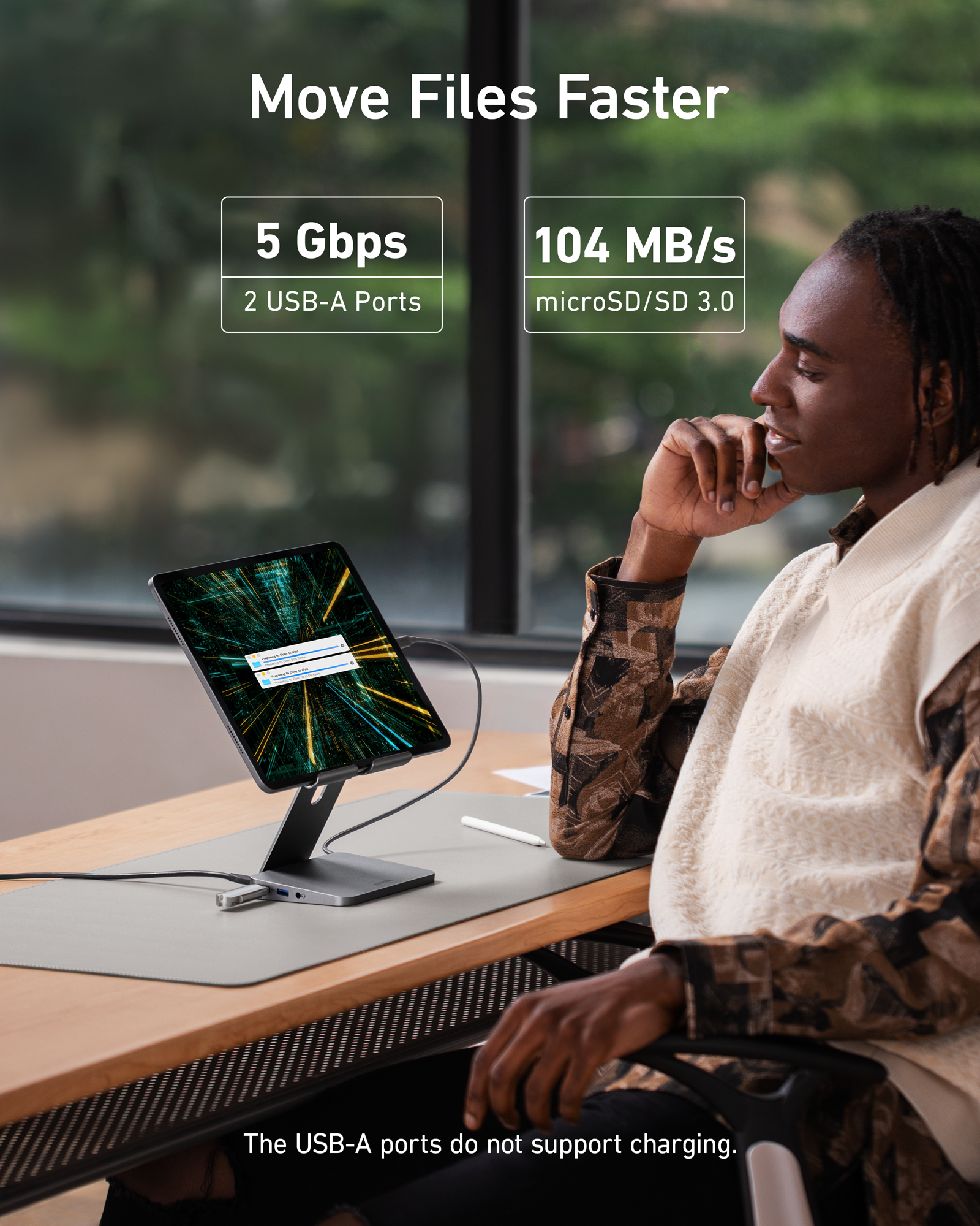 551 USB-C Hub (8-in-1, Tablet Stand) E2