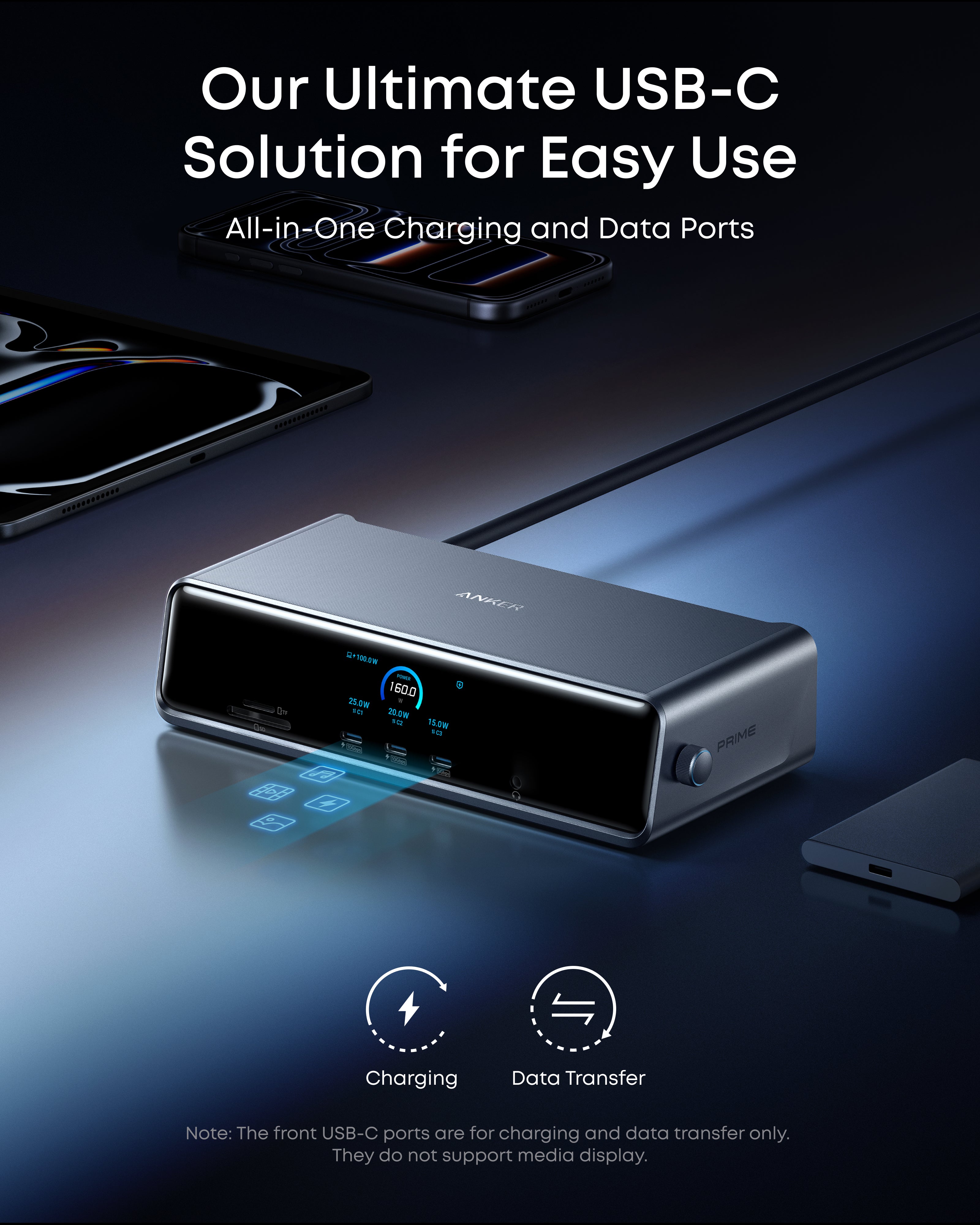 Prime Docking Station (14-in-1, Triple Display, DisplayLink) with DL7400 Q5