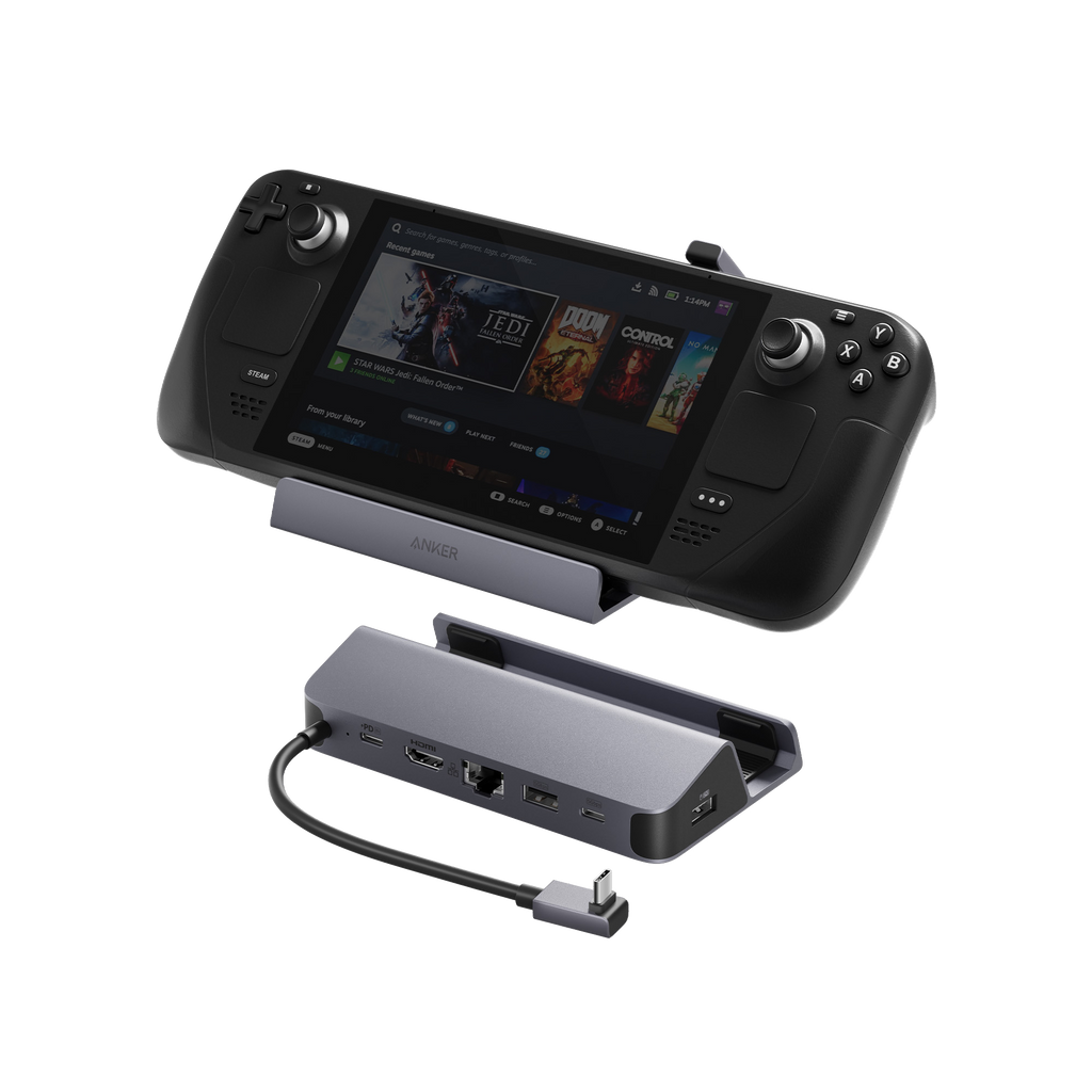 USB-C Hub (6-in-1, For Handheld Game Console) D9