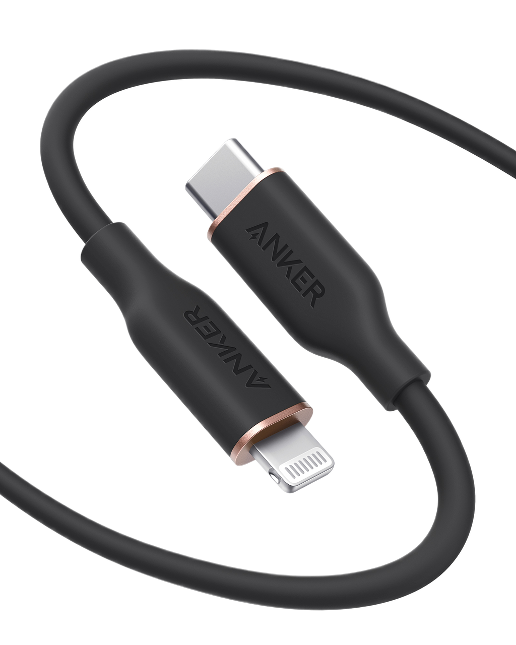 641 USB-C to Lightning Cable (Flow, 3 ft Silicone) Q6
