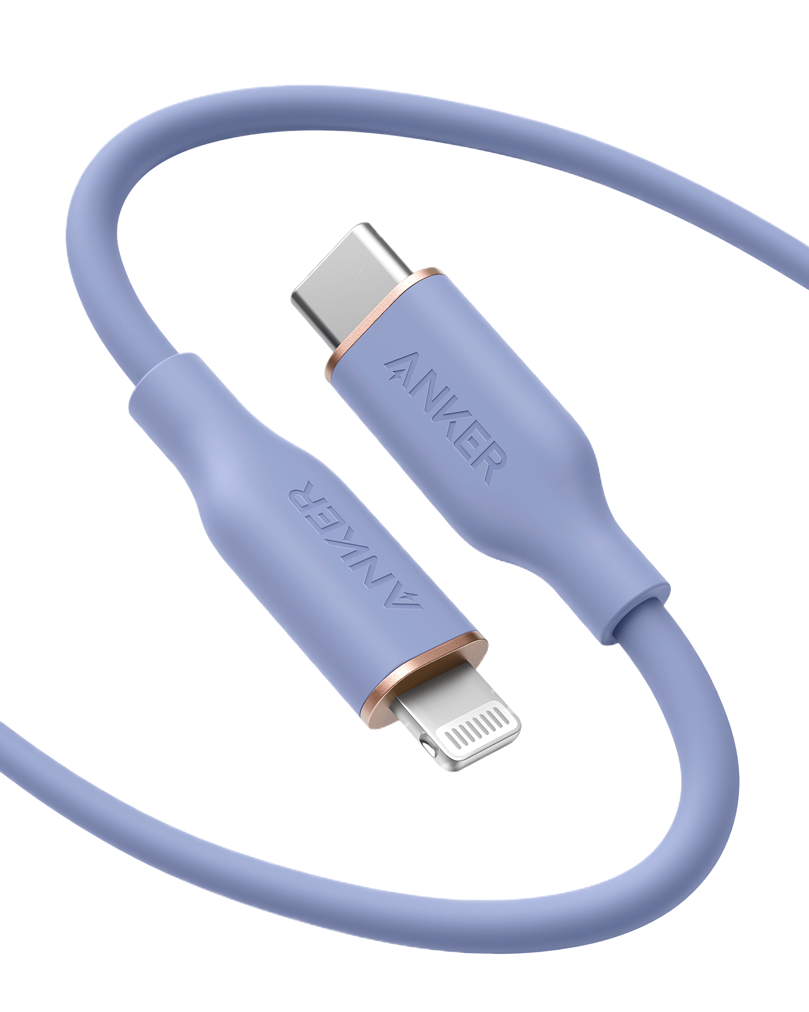 641 USB-C to Lightning Cable (Flow, 3 ft Silicone) Q6