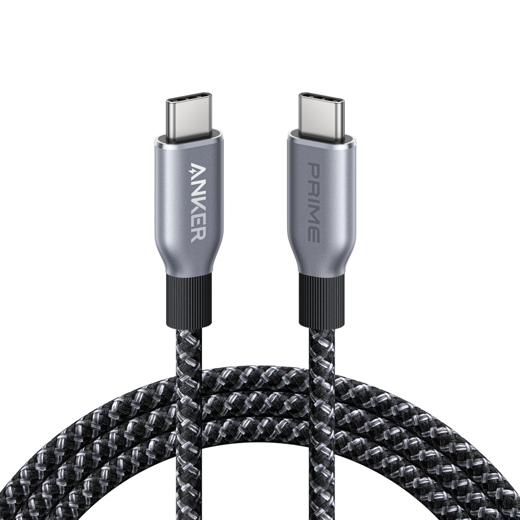 Prime USB-C to USB-C Cable (240W, Upcycled-Braided) O1