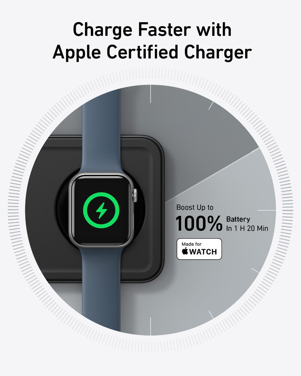 Refurbished MagGo Wireless Charging Station (3-in-1 Pad) F2