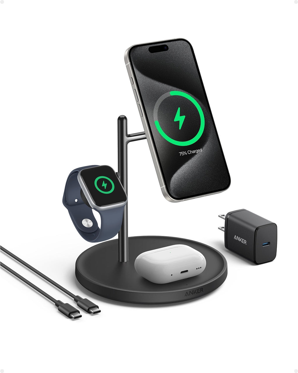 Refurbished MagGo Wireless Charging Station (3-in-1 Stand) B1