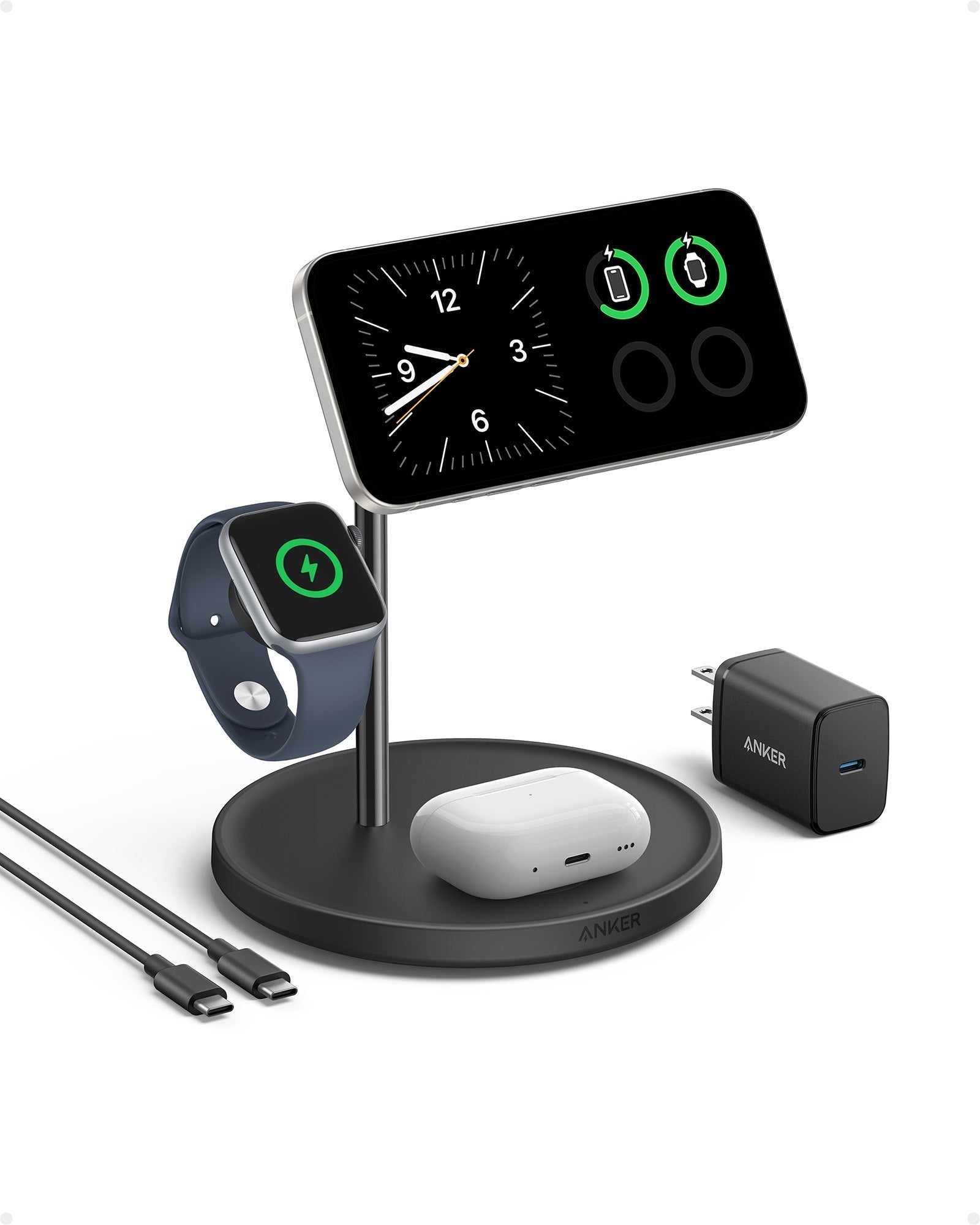 Refurbished MagGo Wireless Charging Station (3-in-1 Stand) B1