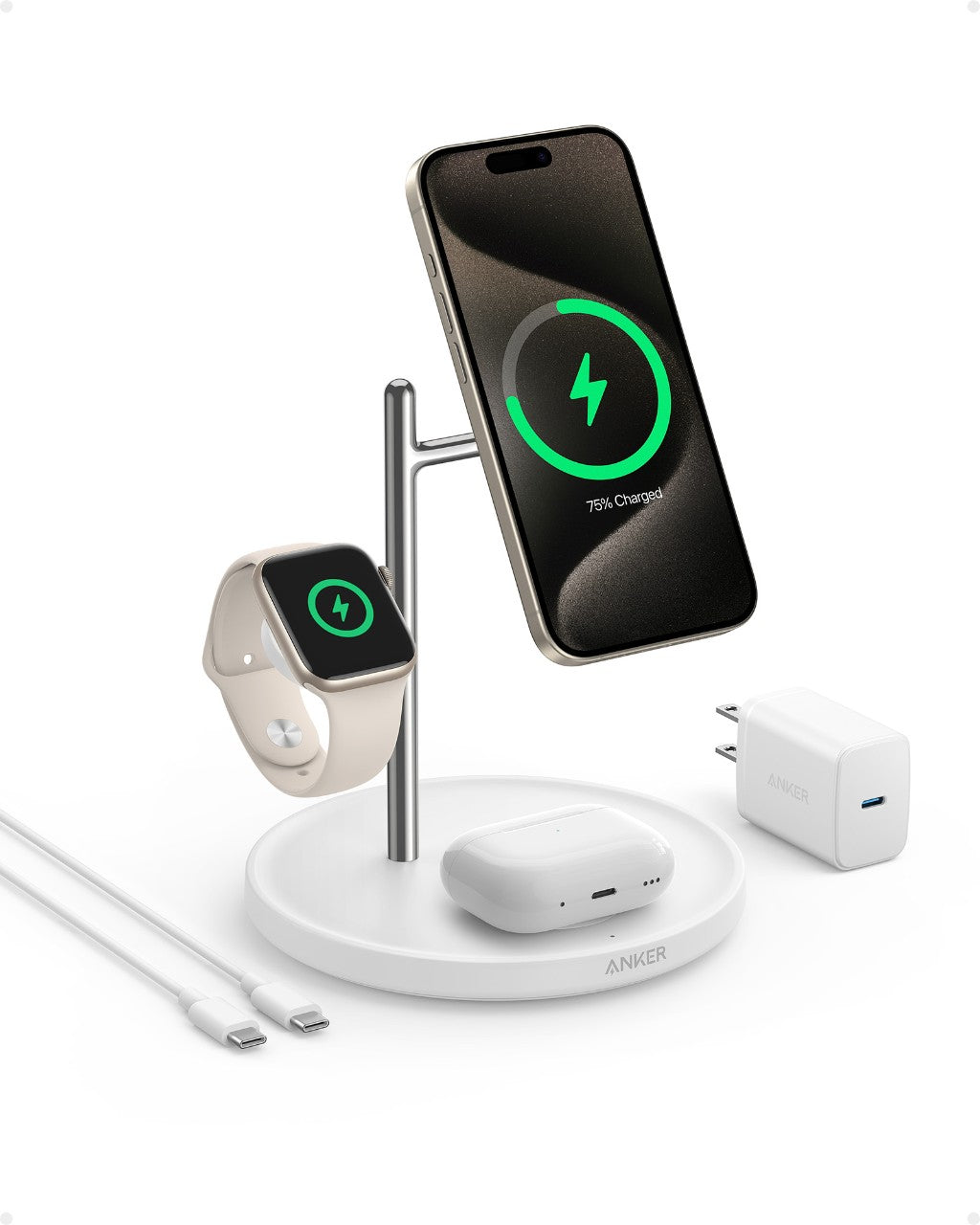 Refurbished MagGo Wireless Charging Station (3-in-1 Stand) B1