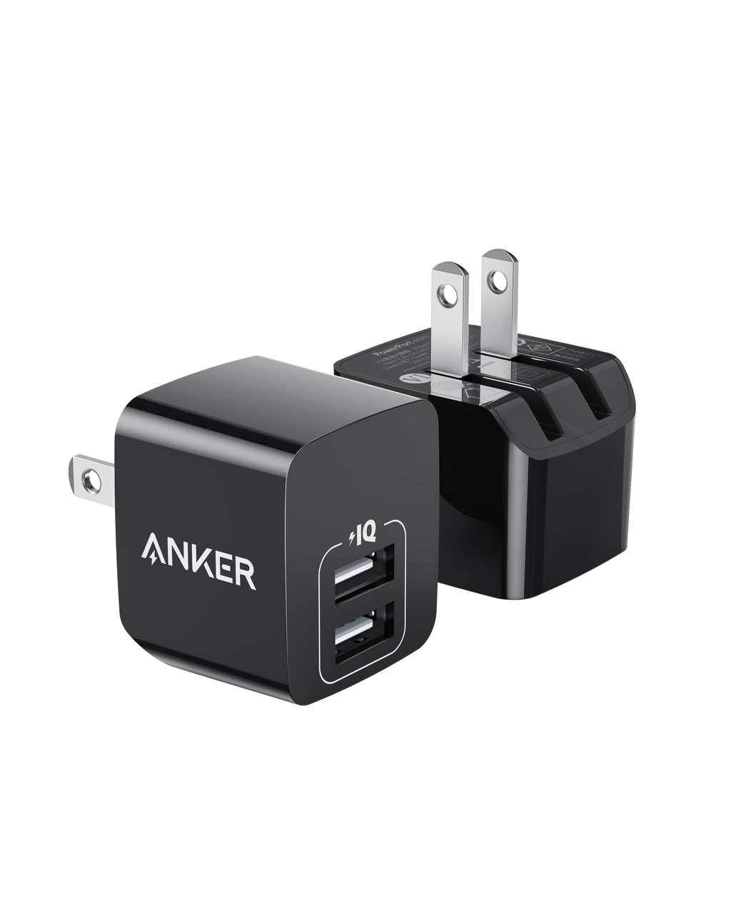 Dual-Port 12W Wall Charger (2-Pack) K2