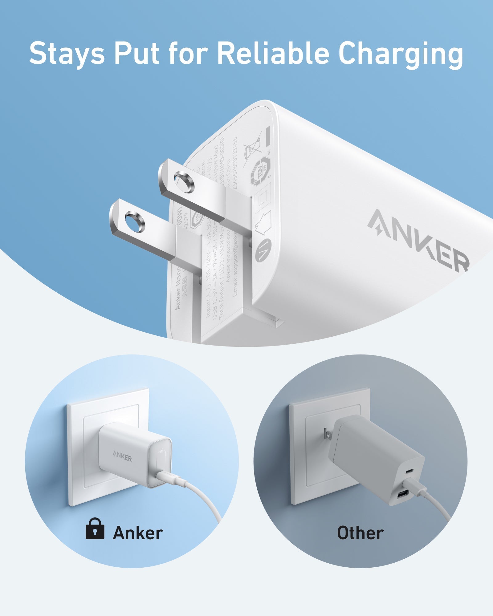 Nano Charger (100W) with USB-C Cable V9