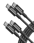 2-Pack New Nylon USB-C to USB-C Cable (3 ft / 6 ft, 60W) H6