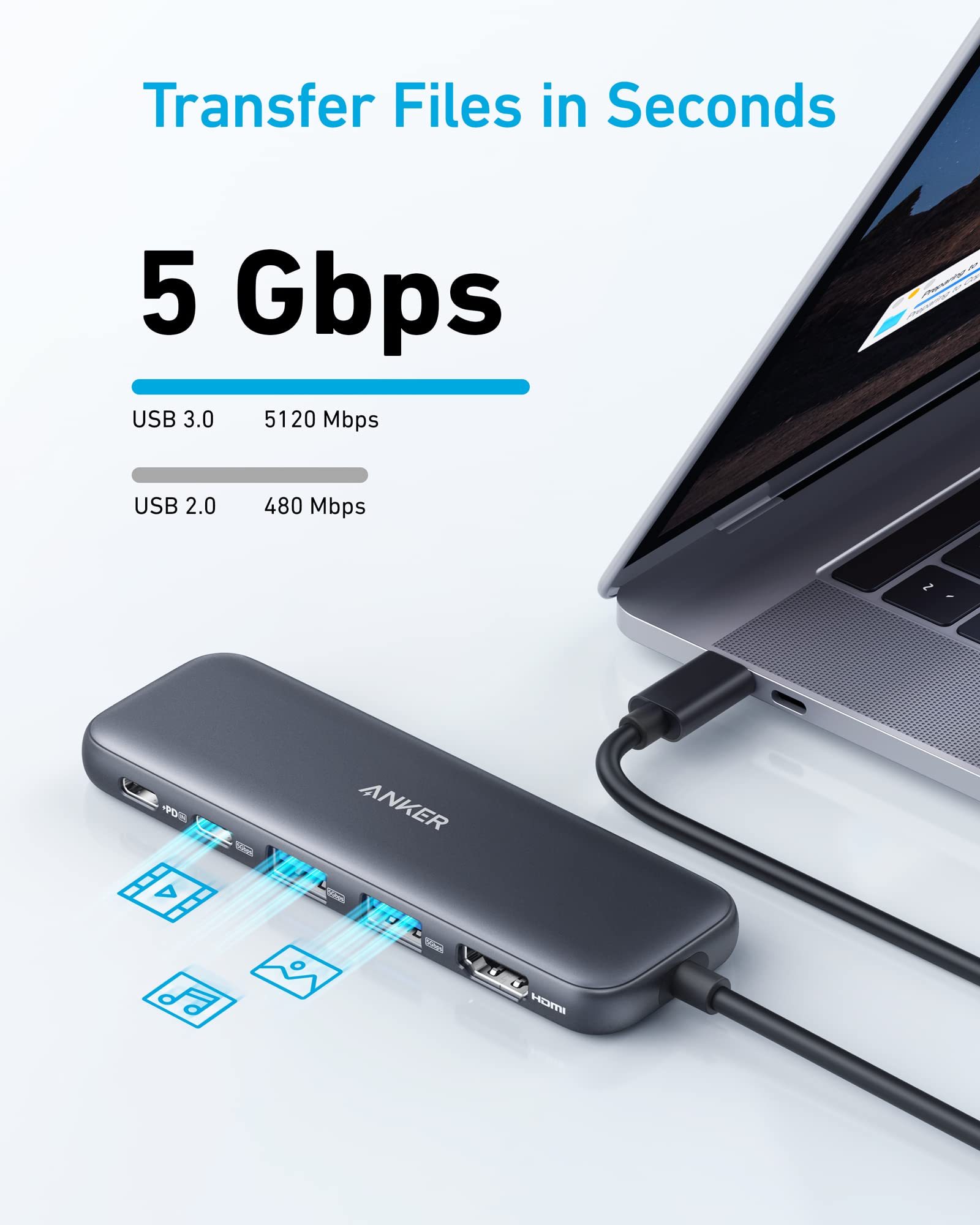 332 USB-C Hub (5-in-1) J8