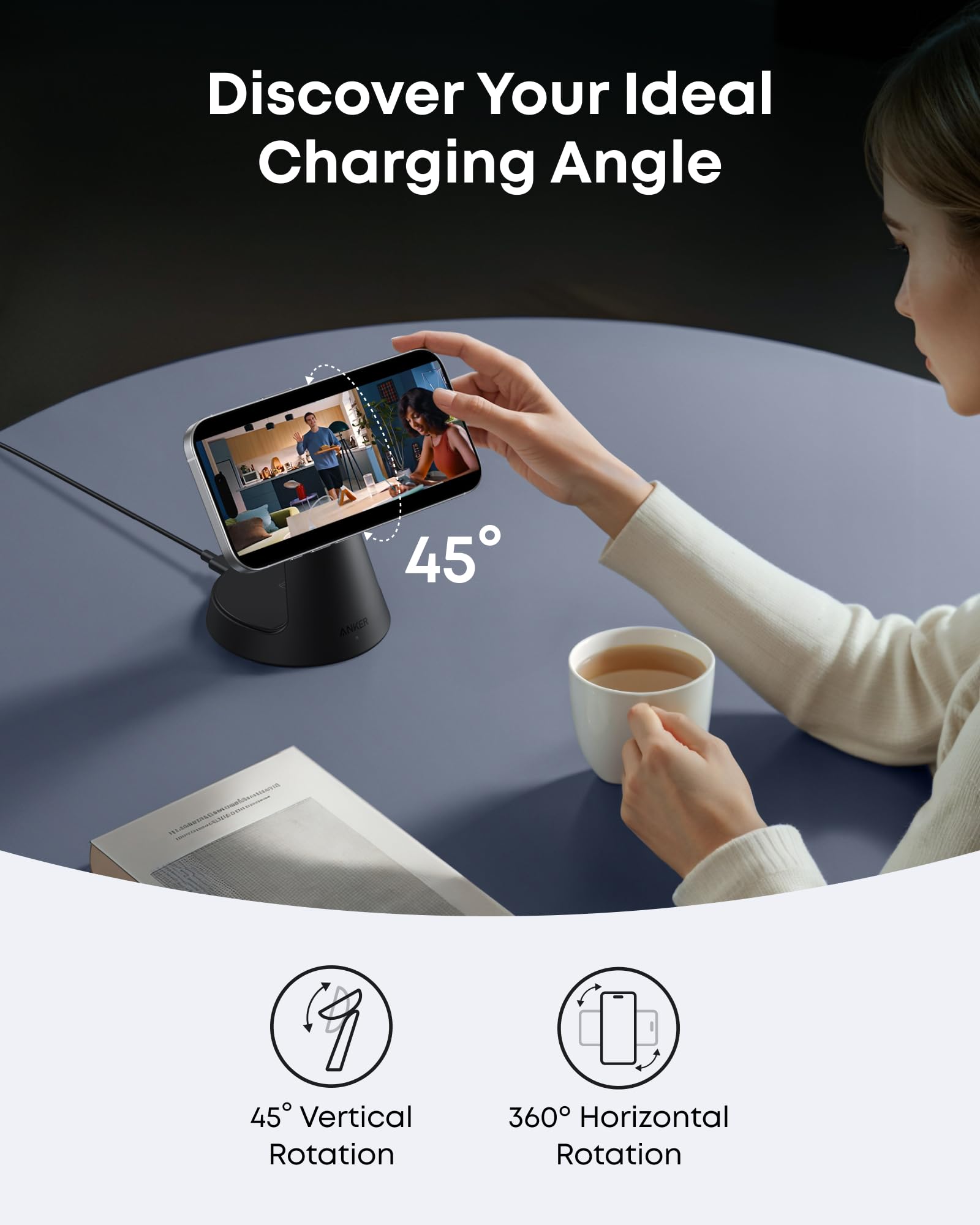 MagGo Wireless Charging Station and Nano Wireless Car Charger D2