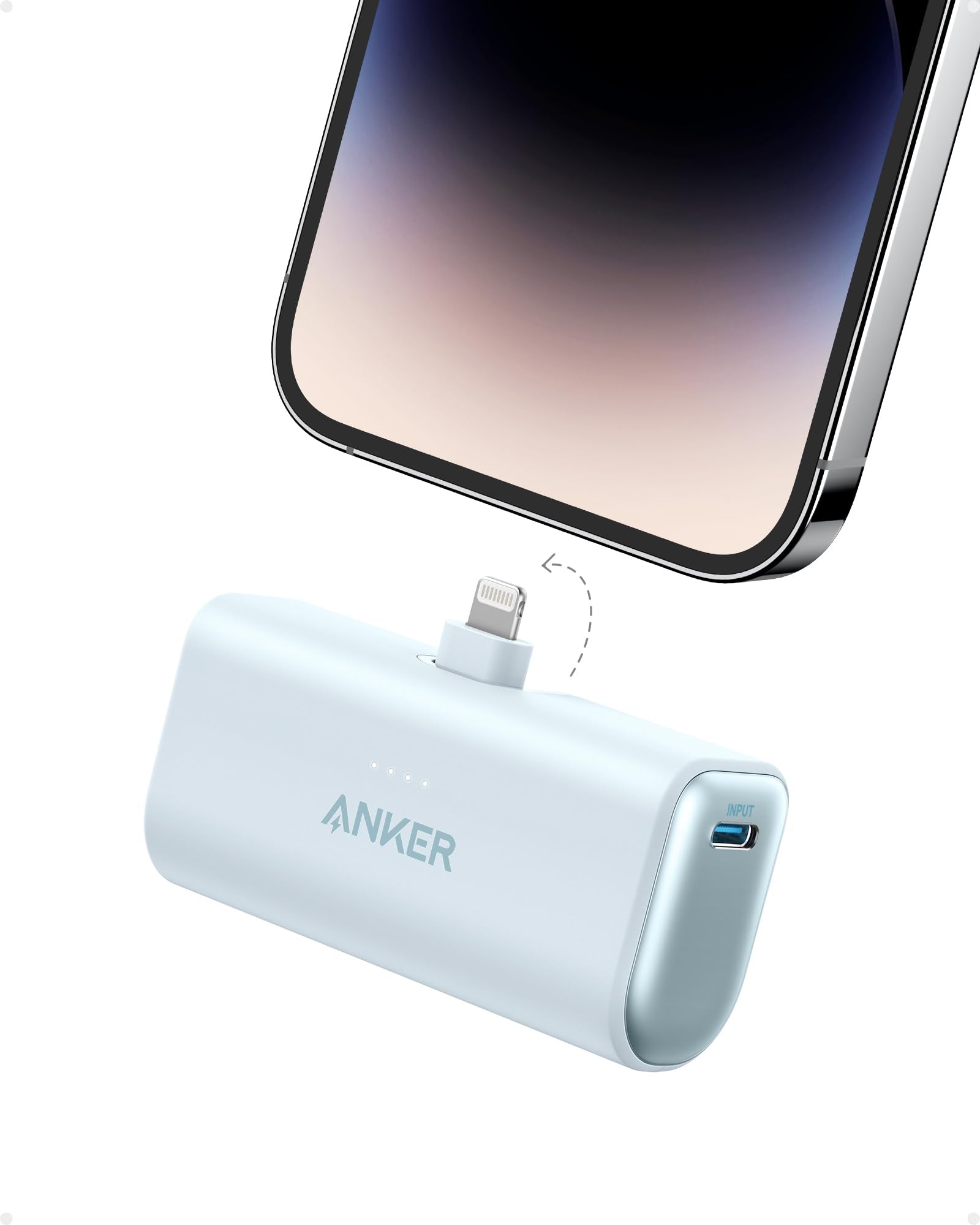 Nano Power Bank (12W, Built-In Lightning Connector)-boa P0