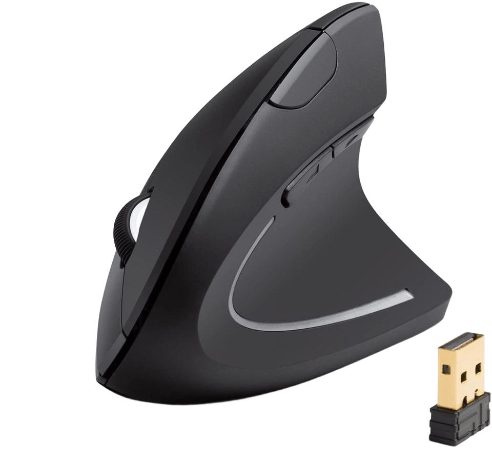 2.4G Wireless Vertical Ergonomic Optical Mouse T1