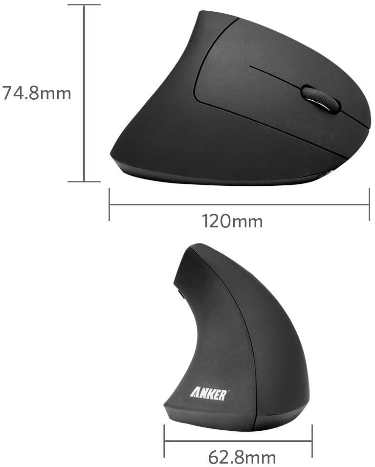 Refurbished 2.4G Wireless Vertical Ergonomic Optical Mouse Q0