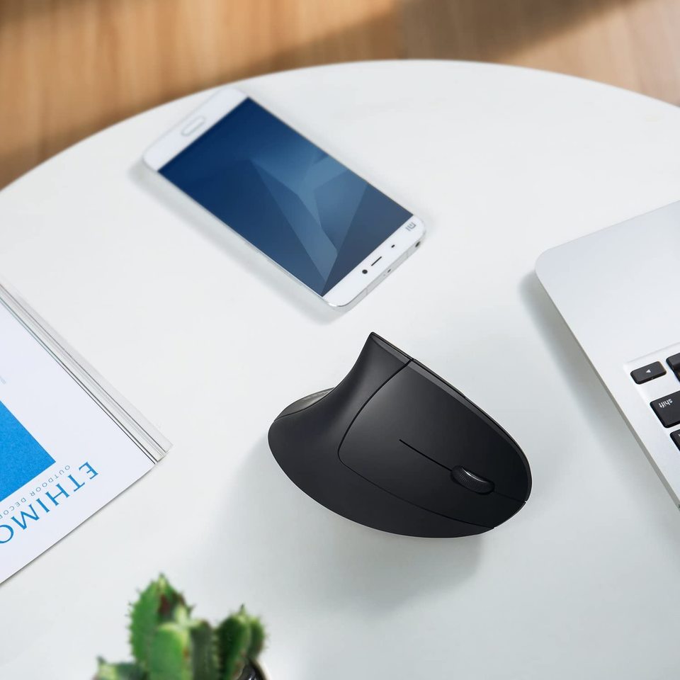 Refurbished 2.4G Wireless Vertical Ergonomic Optical Mouse Q0