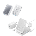 MagGo Wireless Charging Station (Foldable 3-in-1) and Nano Travel Adapter (5-in-1, 20W, 1-Pack) I7