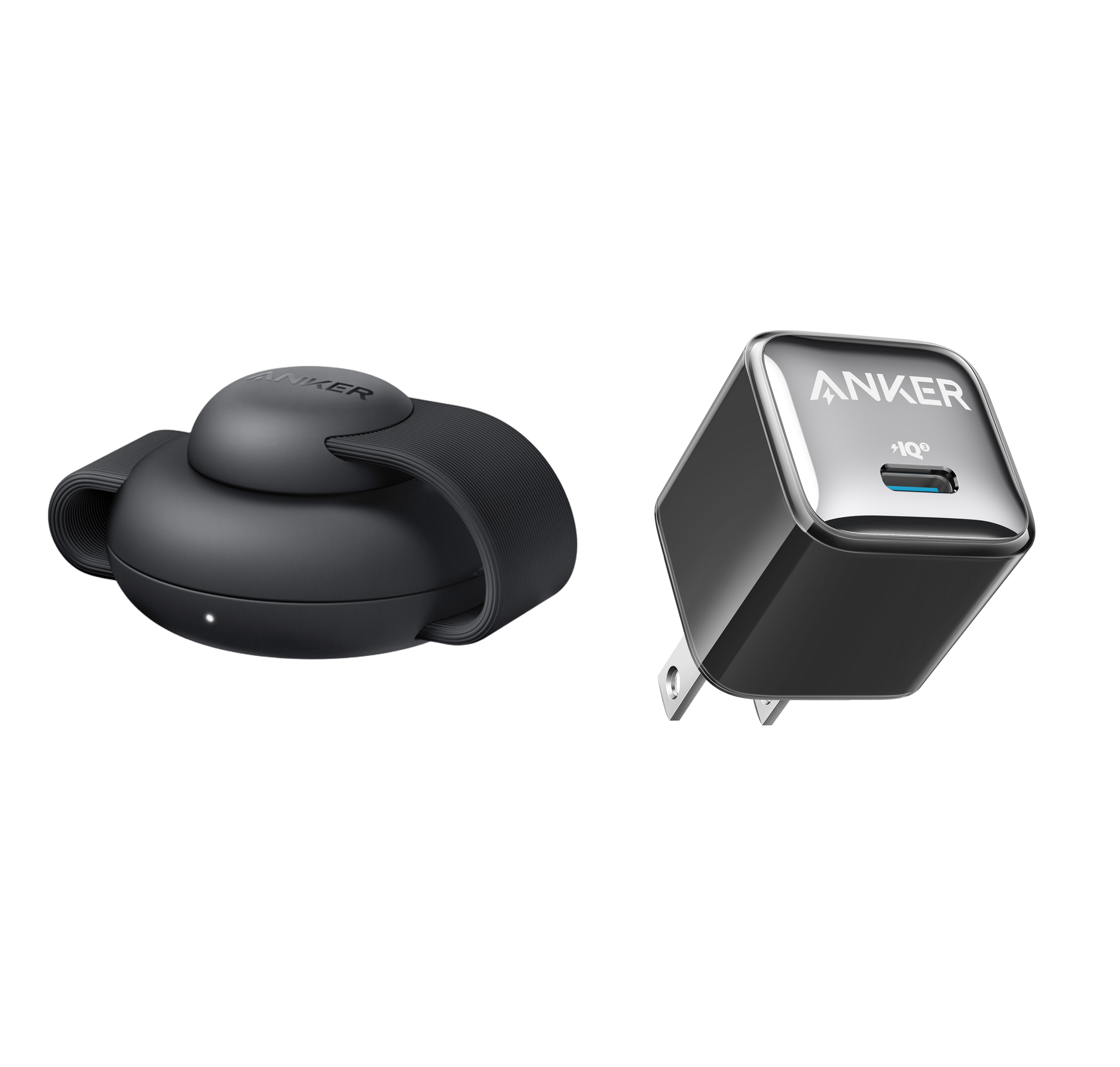 MagGo Wireless Charging Station (3-in-1, Foldable Pad) and Nano Charger (20W) Z3