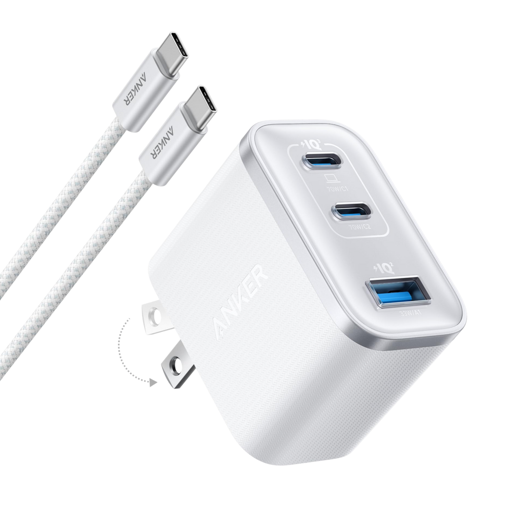 Nano Charger (70W, 3 Ports) V7