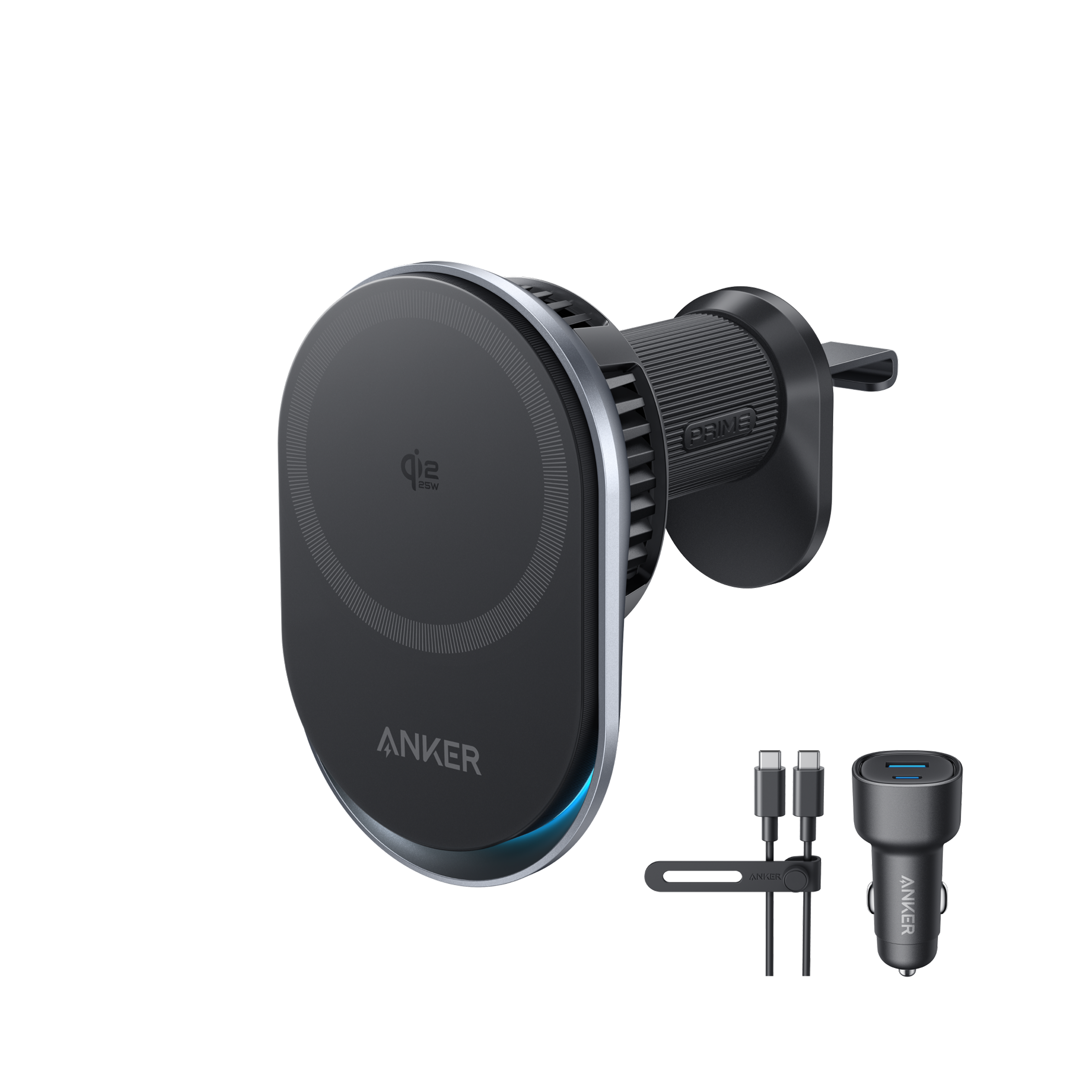 Prime Wireless Car Charger (MagGo, AirCool, Pad) J1