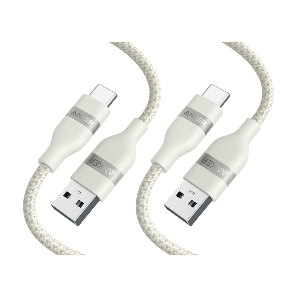 USB-A to USB-C Cable (3 ft, Upcycled-Braided)（2-Pack） X3