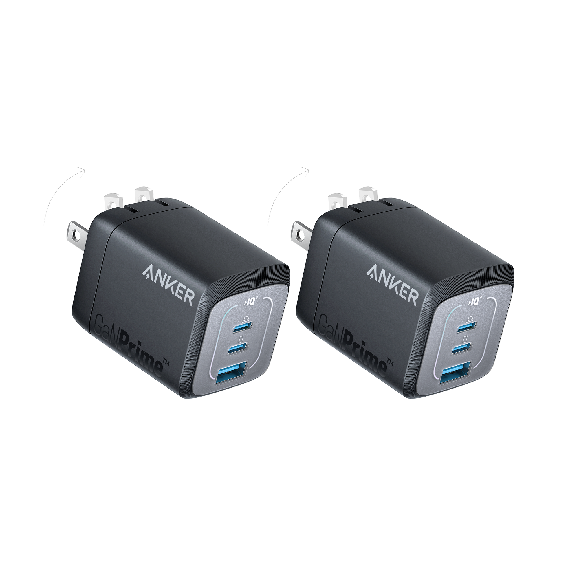 Prime 67W GaN Wall Charger (3 Ports) 2-Pack V0