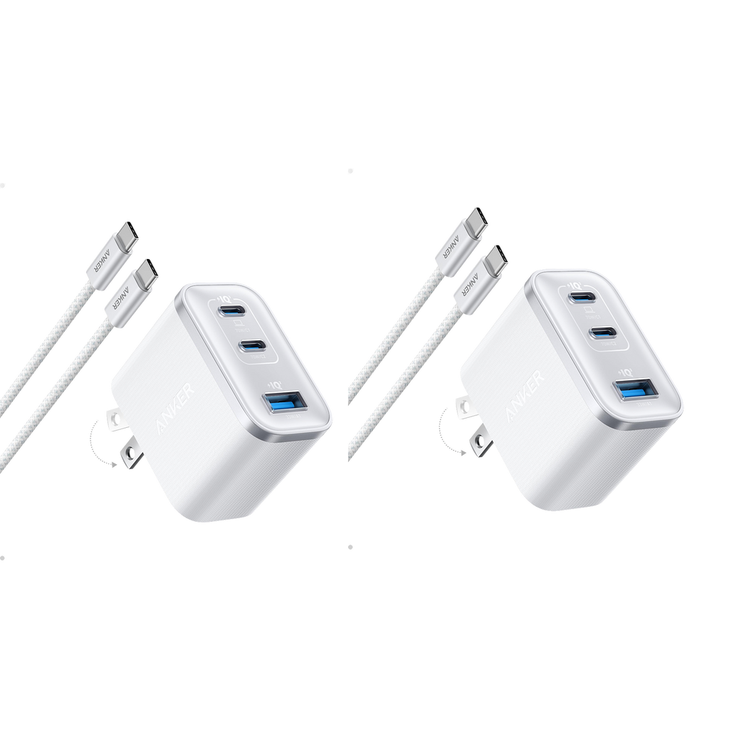 Nano Charger (70W, 3 Ports) -2 Pack W7