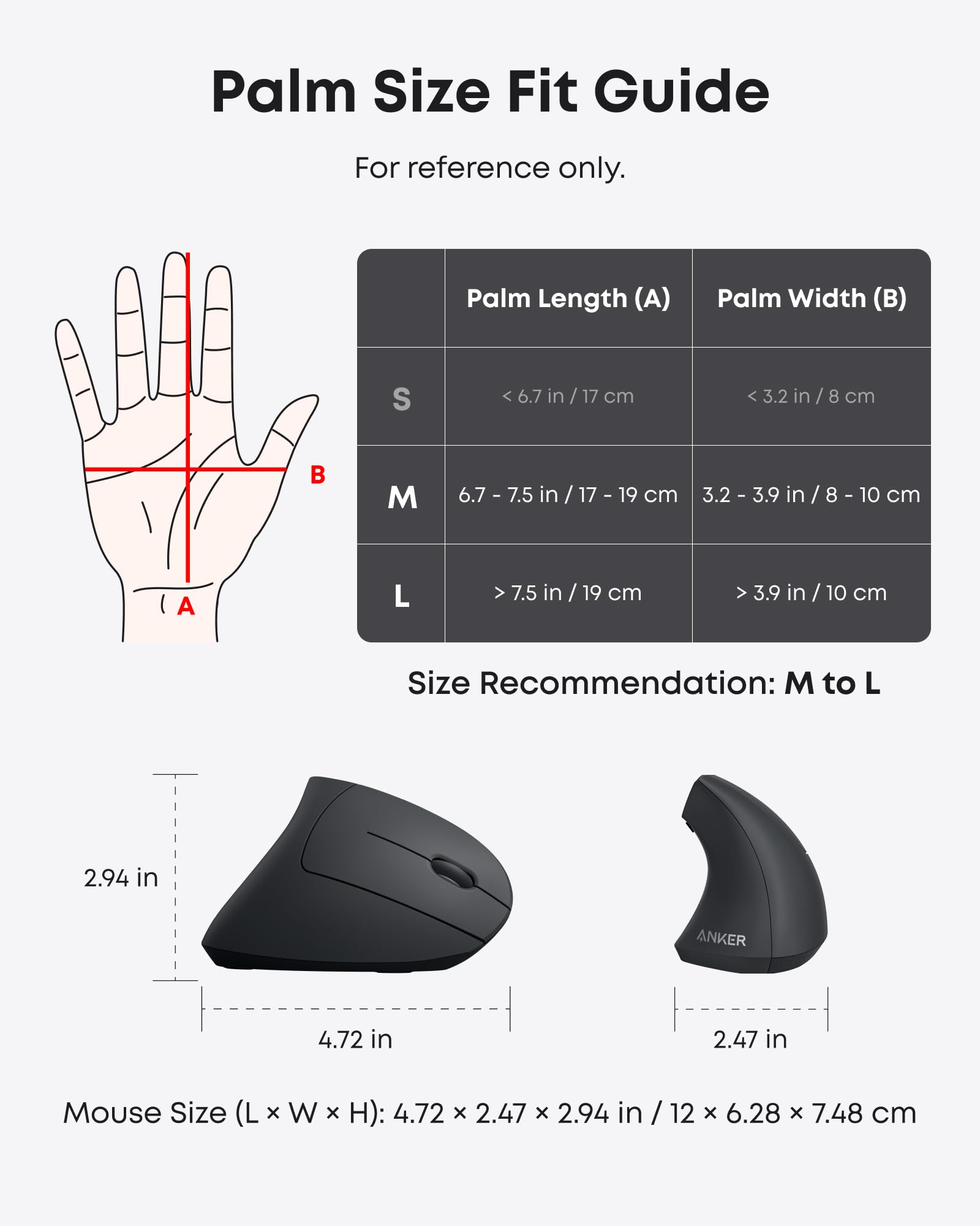 2.4G Wireless Vertical Ergonomic Optical Mouse T1
