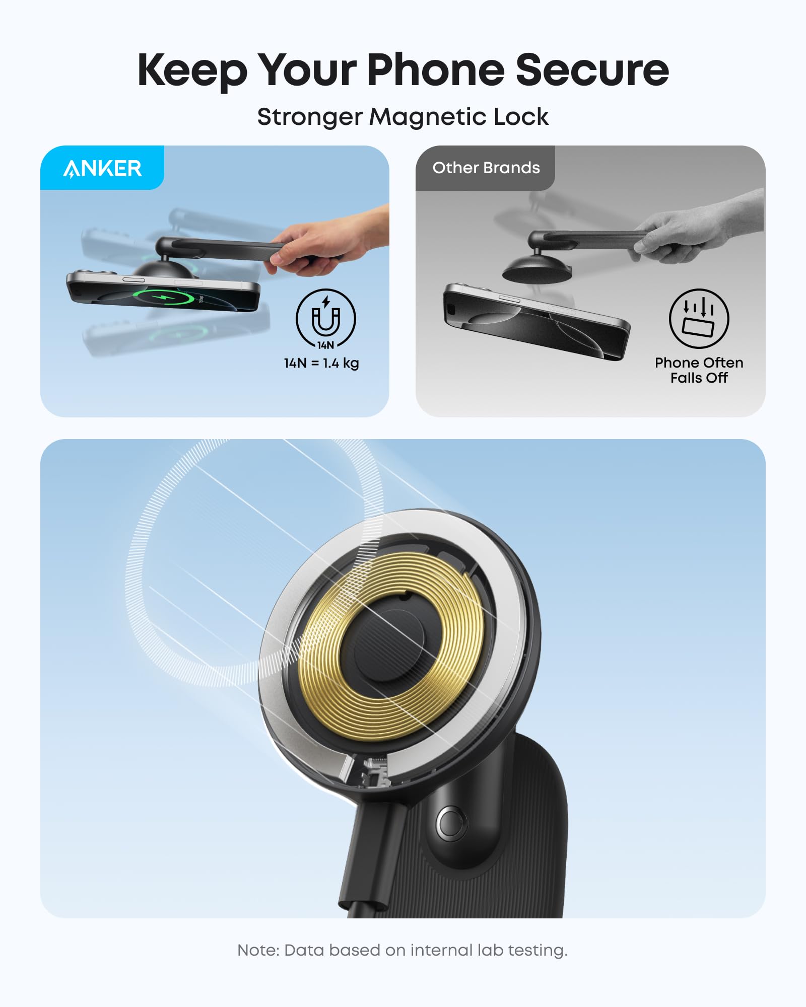 Nano Wireless Car Charger (Magnetic, Detachable Pad) X9