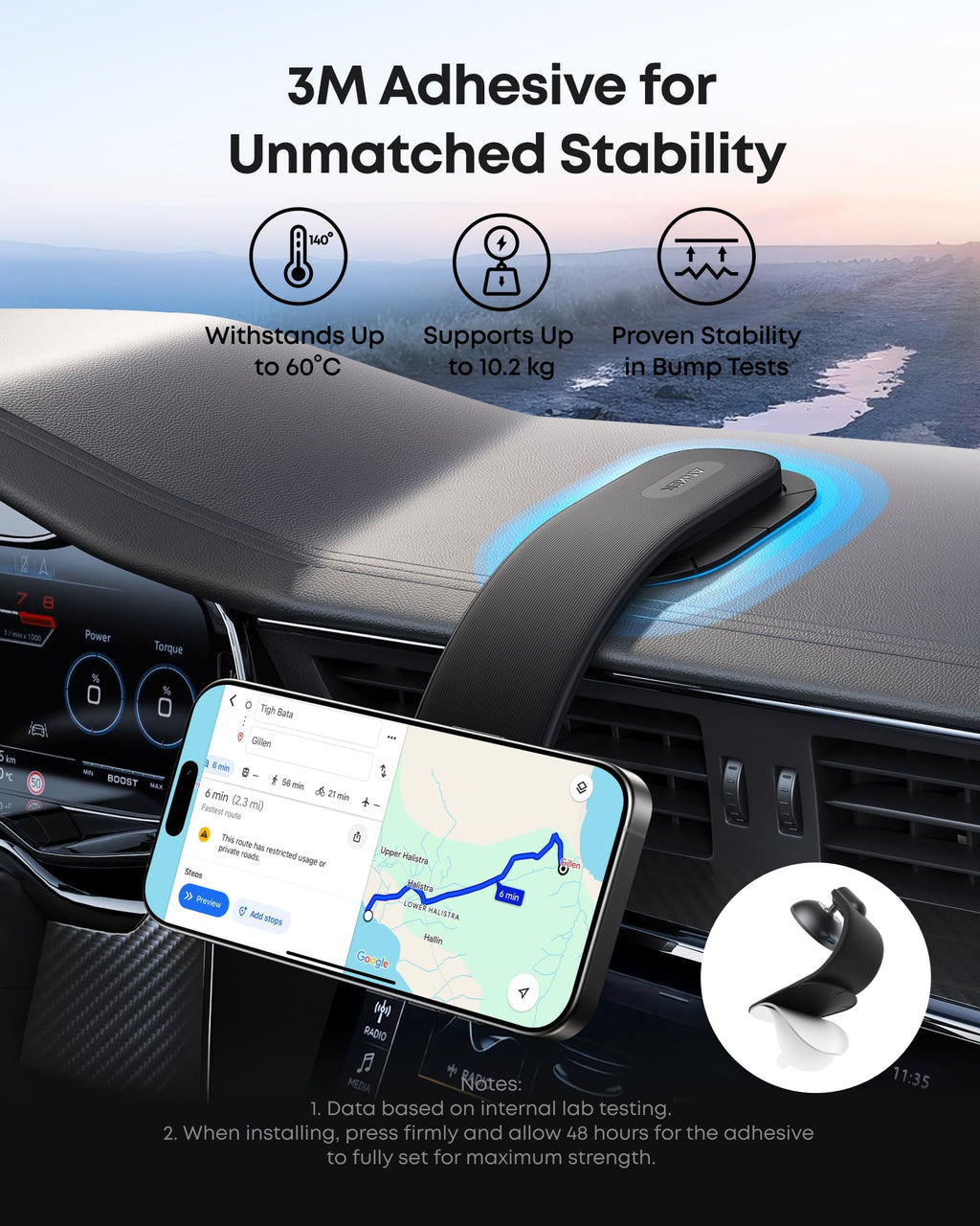 MagGo Wireless Charging Station and Nano Wireless Car Charger D2