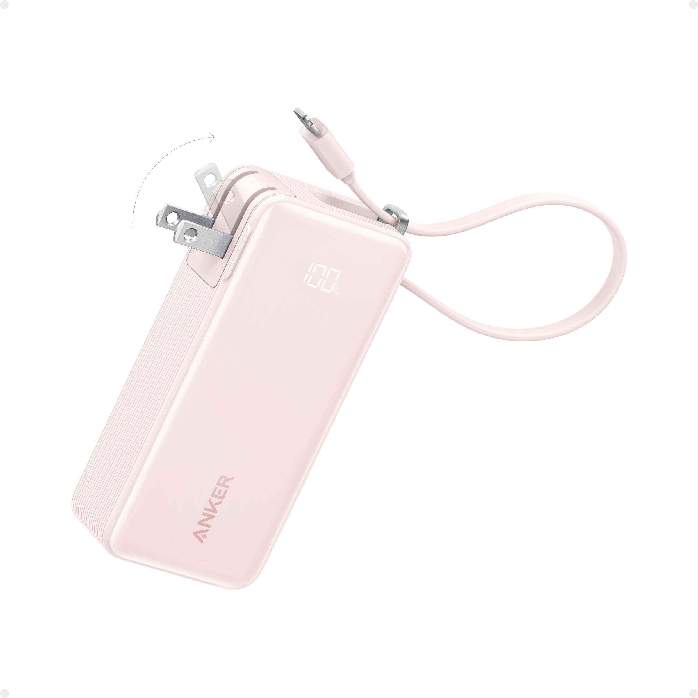 Power Bank (10K, Fusion, Built-In Cable) O7
