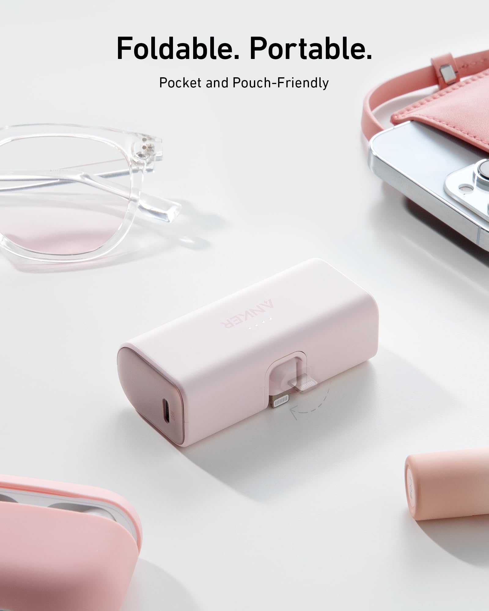 Nano Power Bank (12W, Built-In Lightning Connector)-boa P9