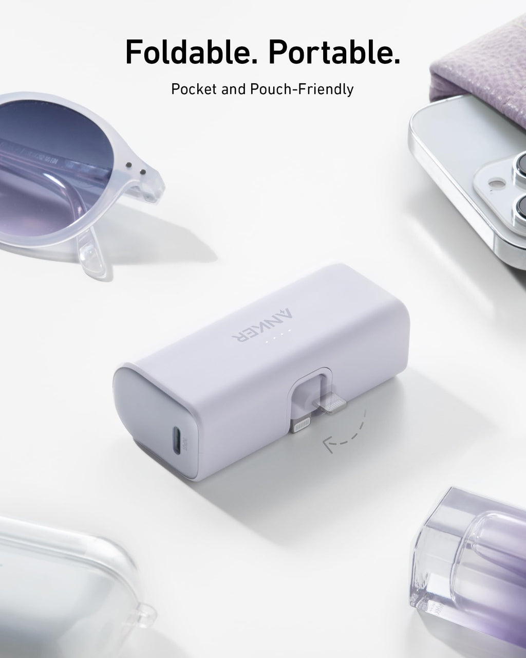 Nano Power Bank (12W, Built-In Lightning Connector)-boa P9