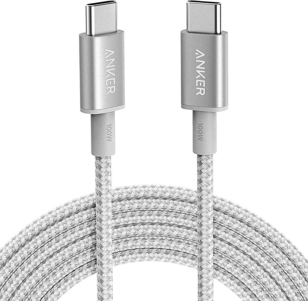 New Nylon USB-C to USB-C 100W Cable (10 ft) Z9