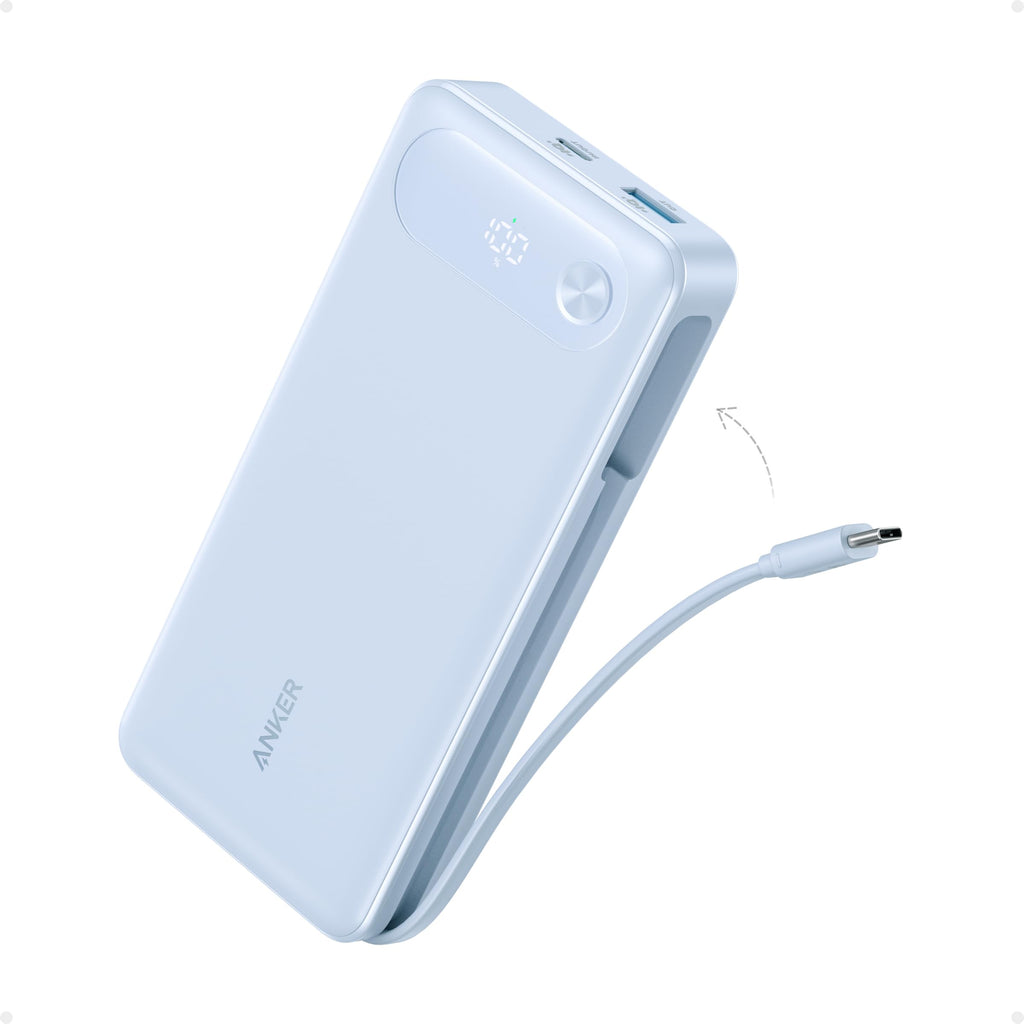 Power Bank (20K, 87W, Built-In USB-C Cable) | Customizable X6
