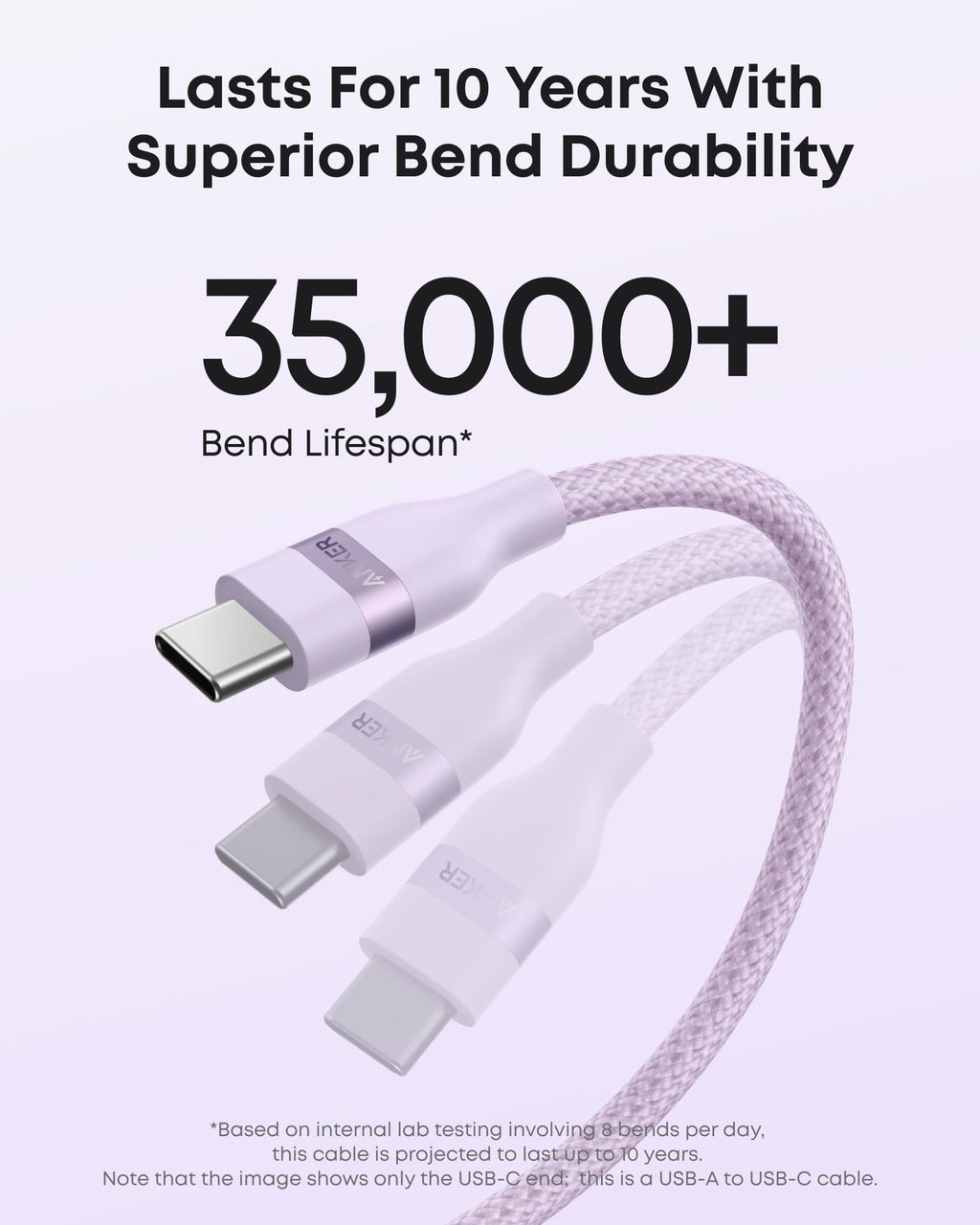 USB-A to USB-C Cable (3 ft / 6 ft, Upcycled-Braided) G9