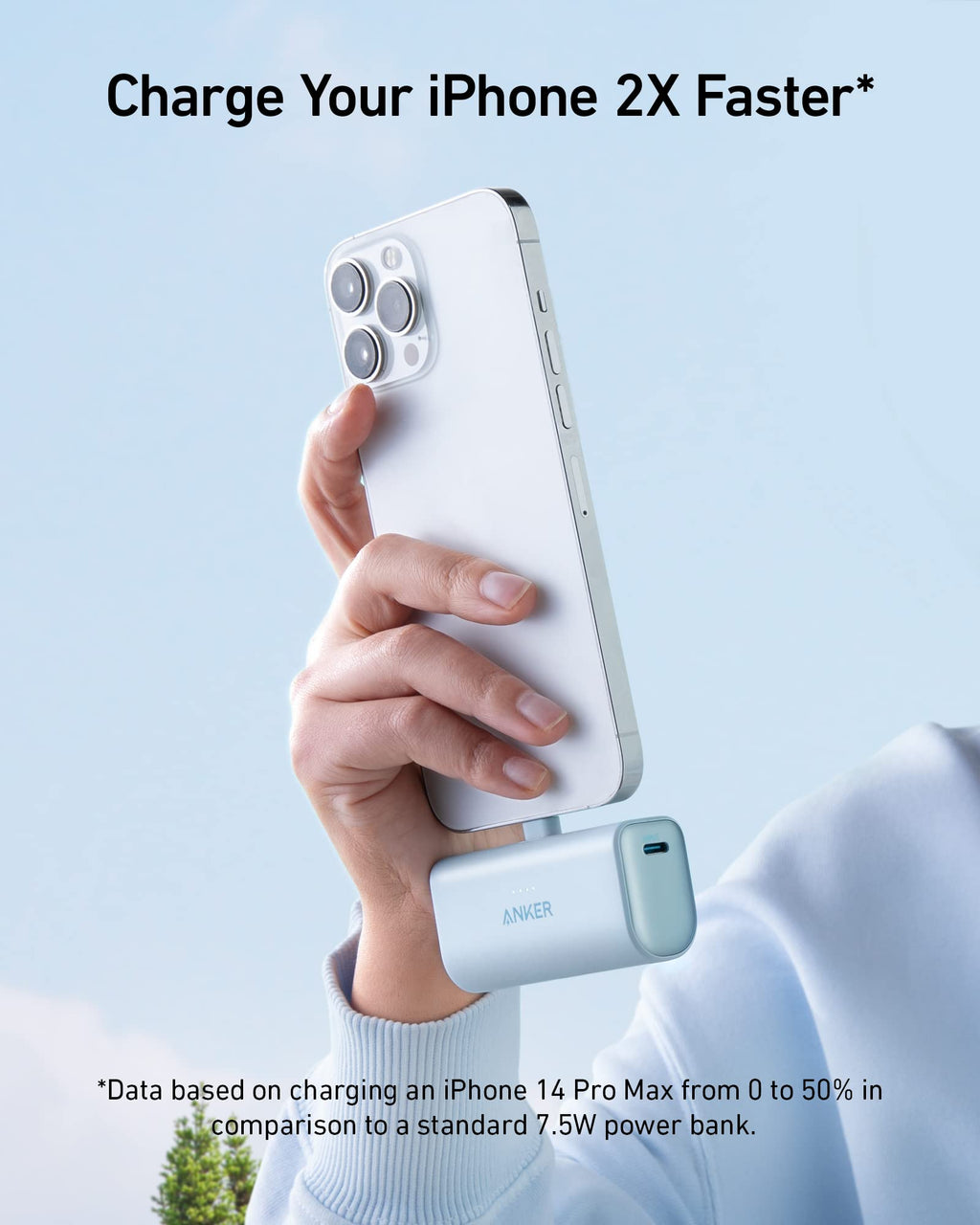 Nano Power Bank (12W, Built-In Lightning Connector)-boa P9